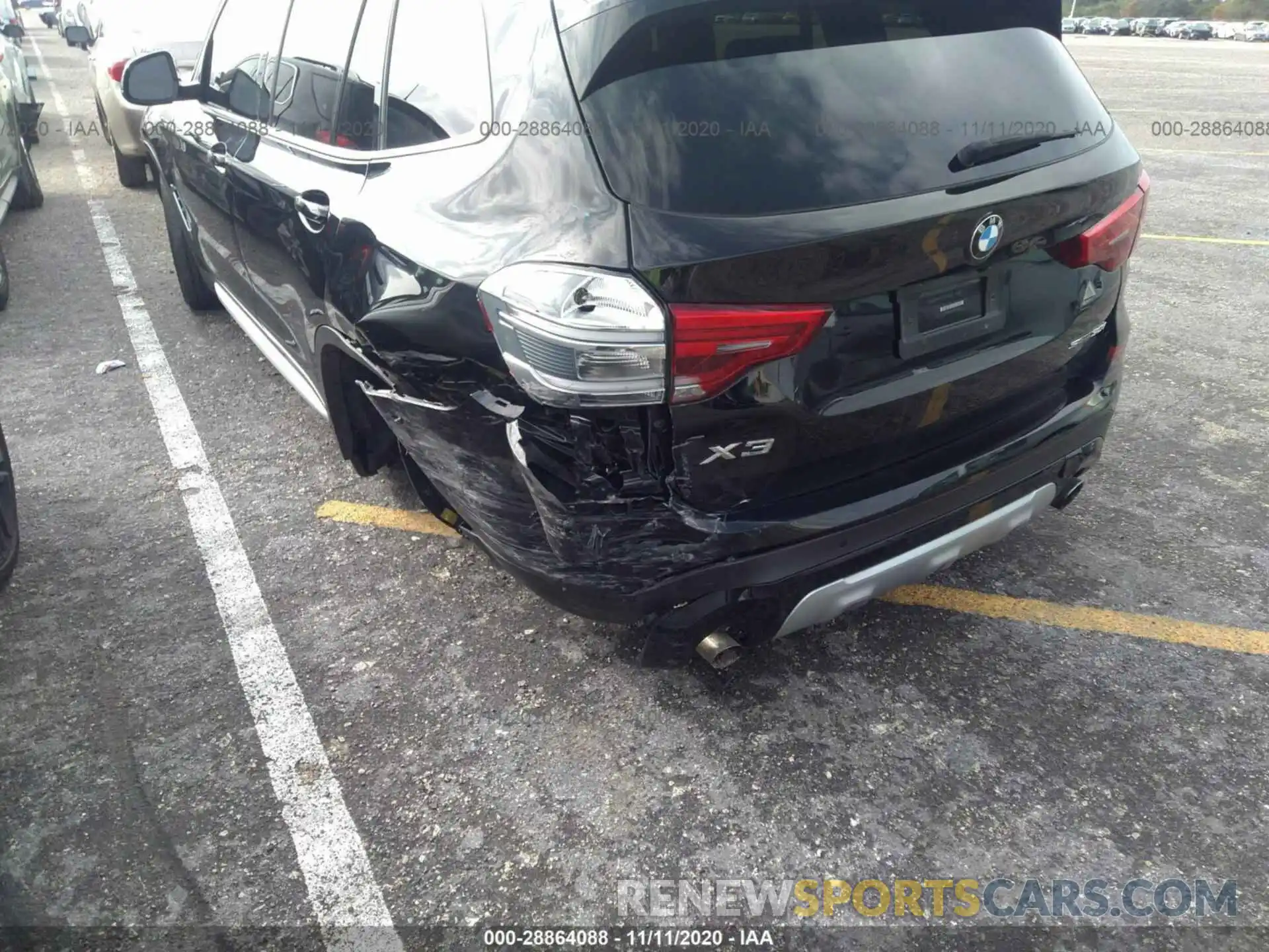 6 Photograph of a damaged car 5UXTR7C55KLF27005 BMW X3 2019