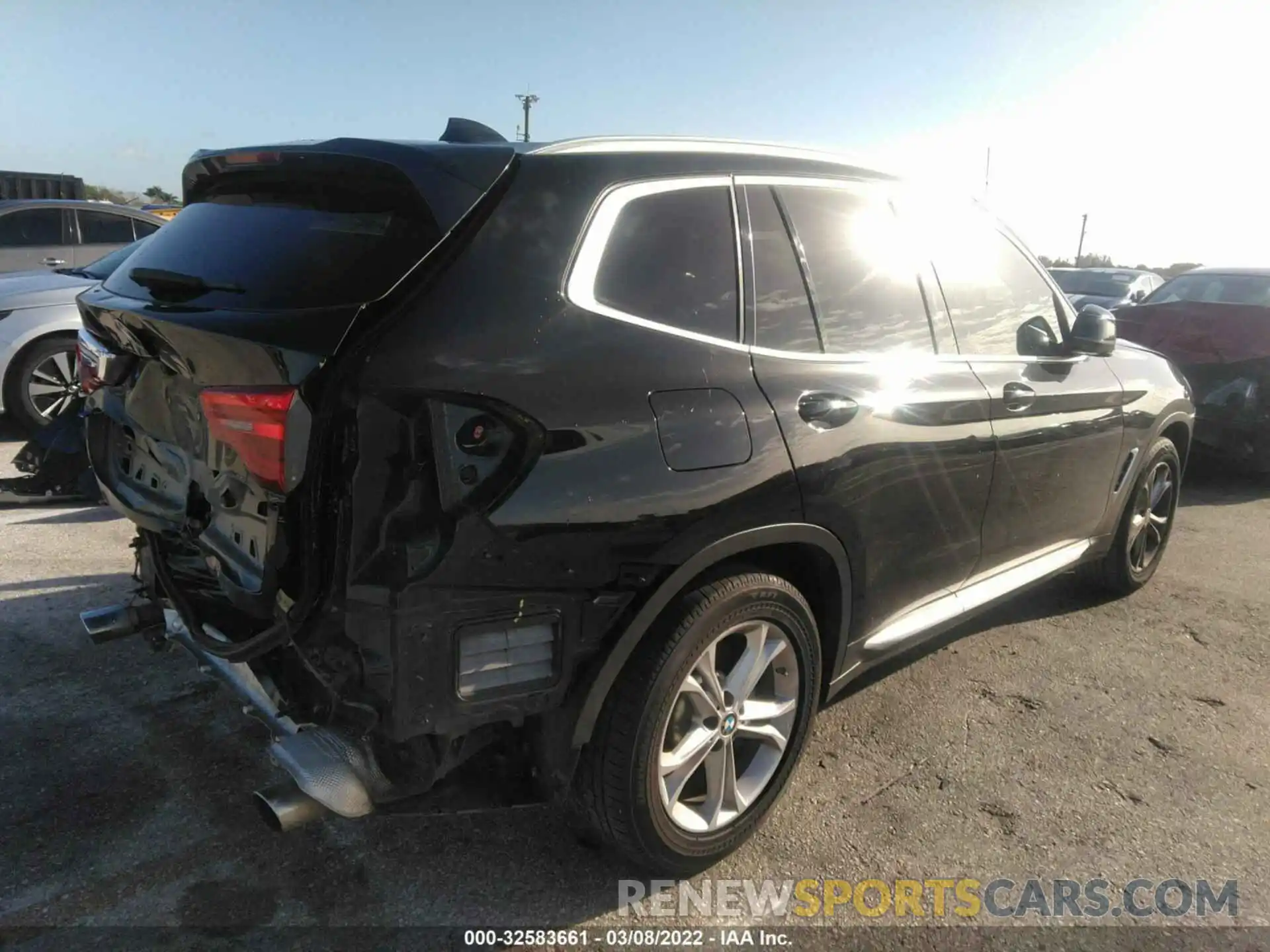 4 Photograph of a damaged car 5UXTR7C55KLF27022 BMW X3 2019