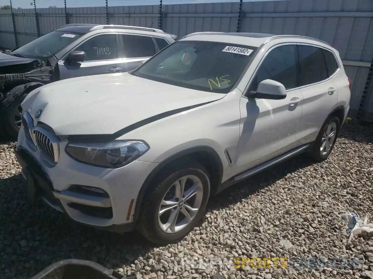 2 Photograph of a damaged car 5UXTR7C55KLF27568 BMW X3 2019