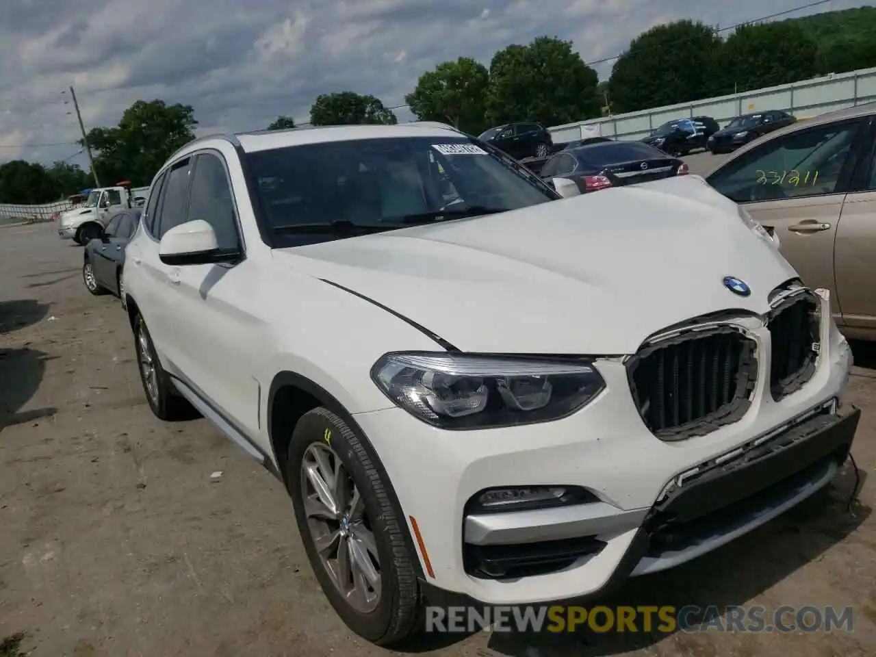 1 Photograph of a damaged car 5UXTR7C55KLF27862 BMW X3 2019