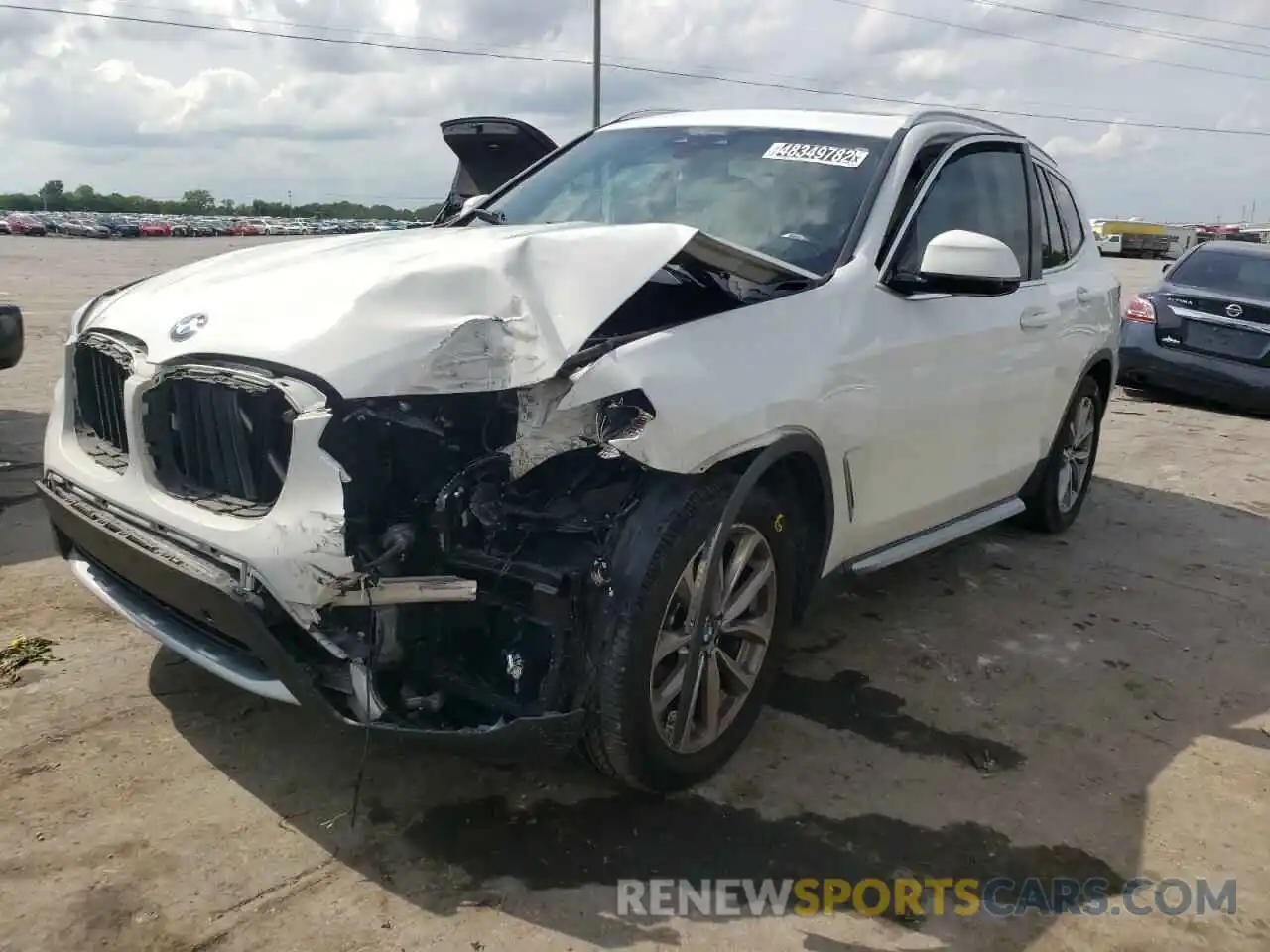 9 Photograph of a damaged car 5UXTR7C55KLF27862 BMW X3 2019