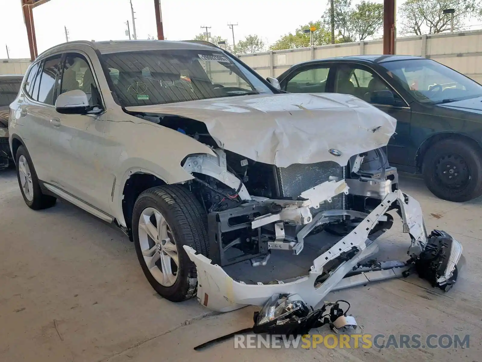 1 Photograph of a damaged car 5UXTR7C55KLF28820 BMW X3 2019