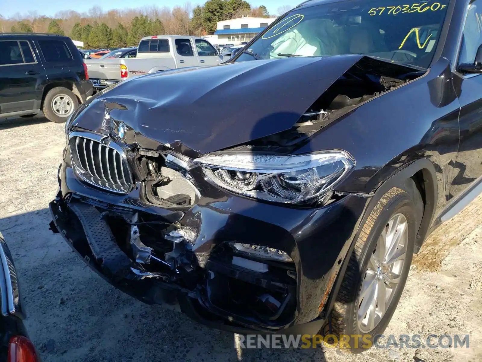 9 Photograph of a damaged car 5UXTR7C55KLF29255 BMW X3 2019
