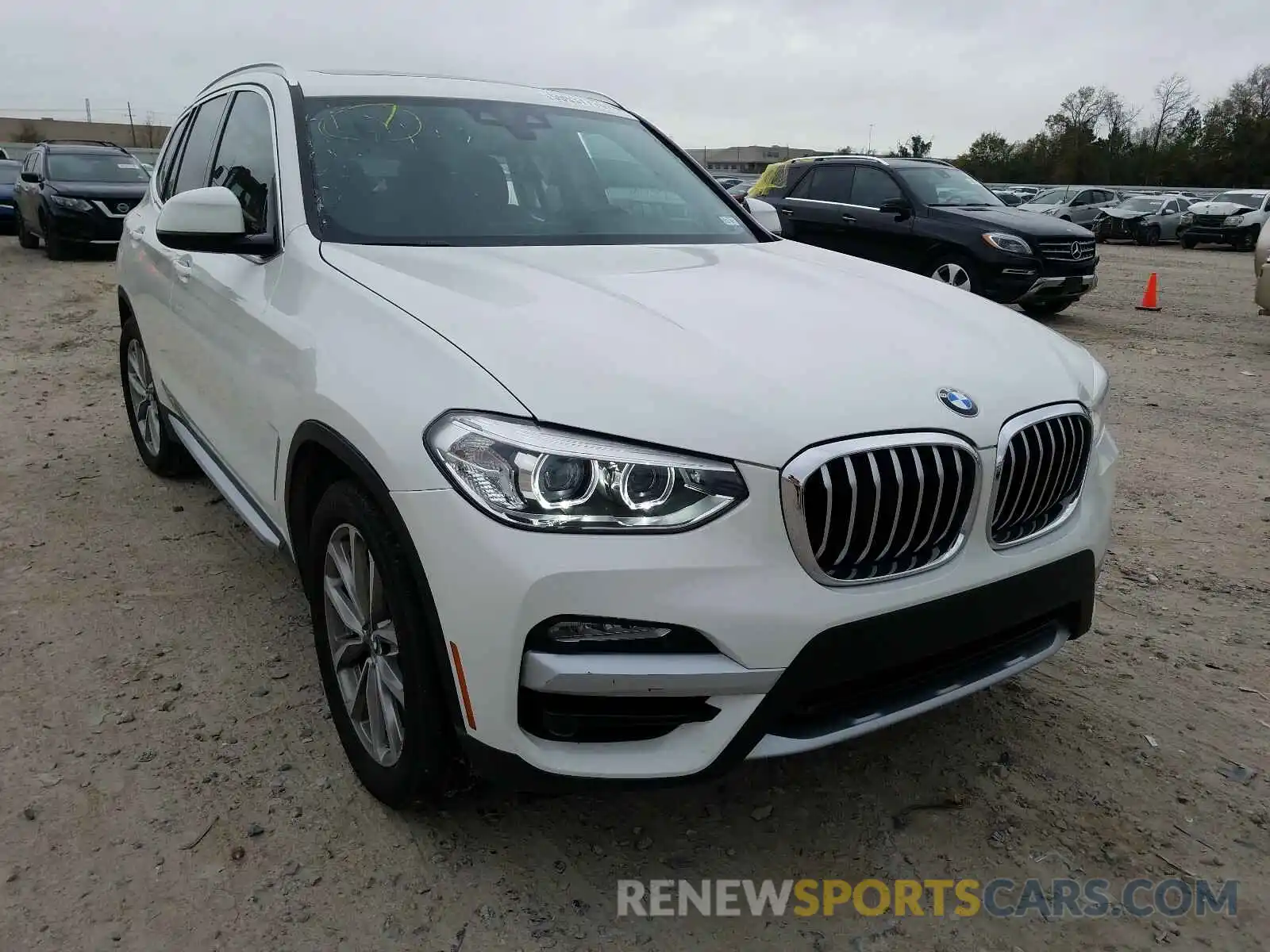 1 Photograph of a damaged car 5UXTR7C55KLF32494 BMW X3 2019