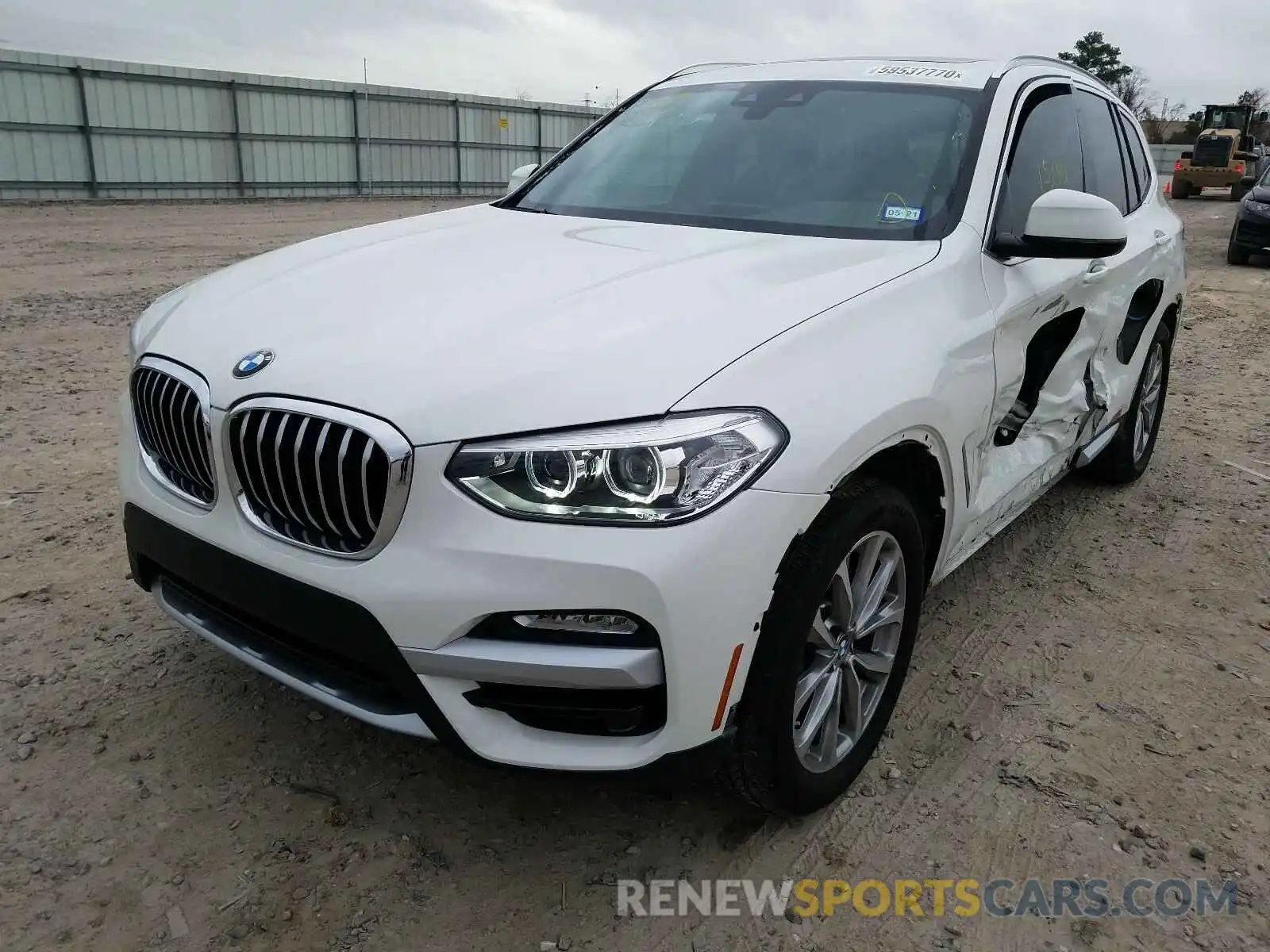 2 Photograph of a damaged car 5UXTR7C55KLF32494 BMW X3 2019