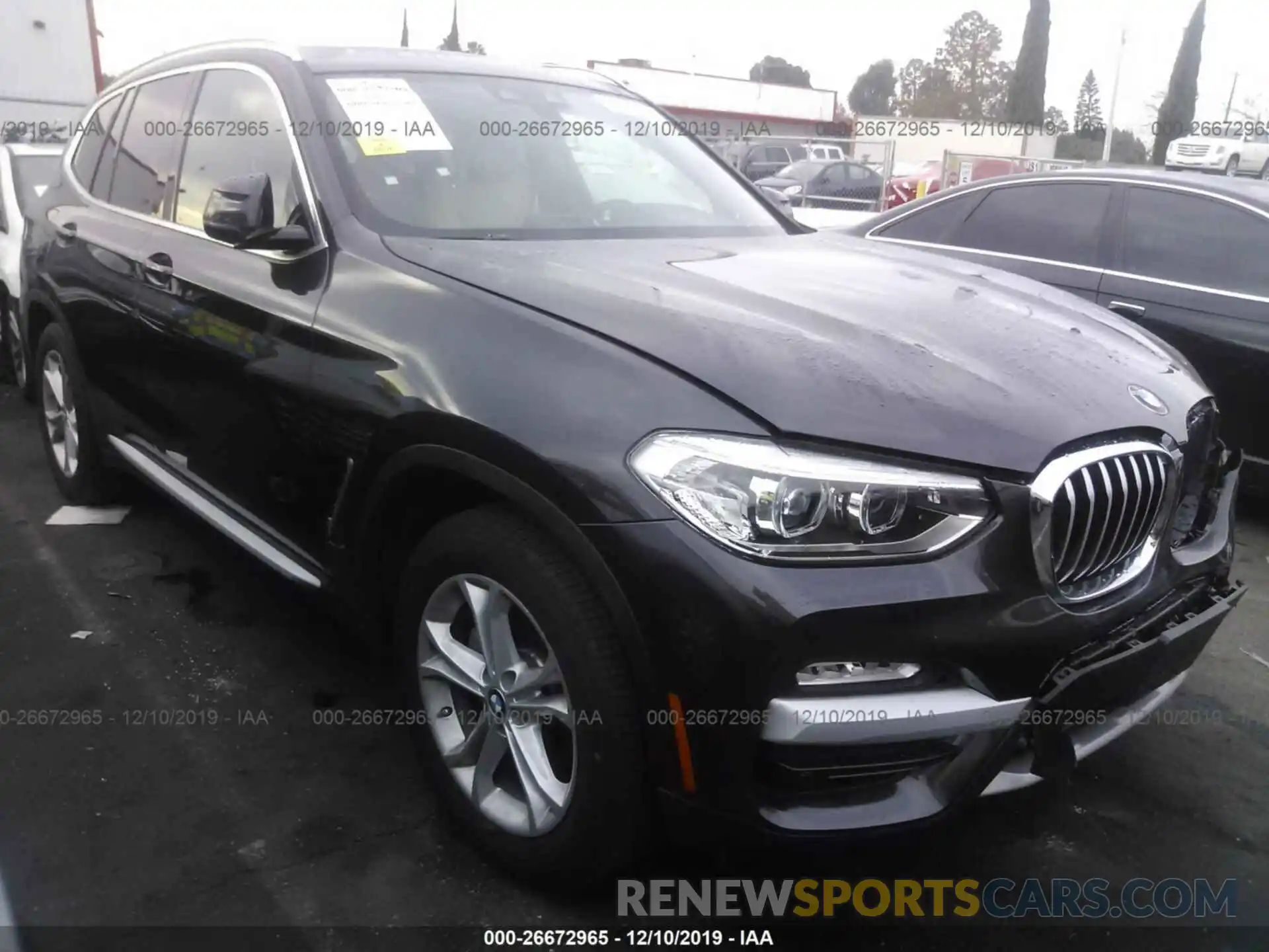 1 Photograph of a damaged car 5UXTR7C55KLF35282 BMW X3 2019