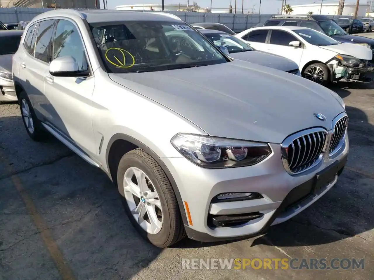 1 Photograph of a damaged car 5UXTR7C55KLF35637 BMW X3 2019