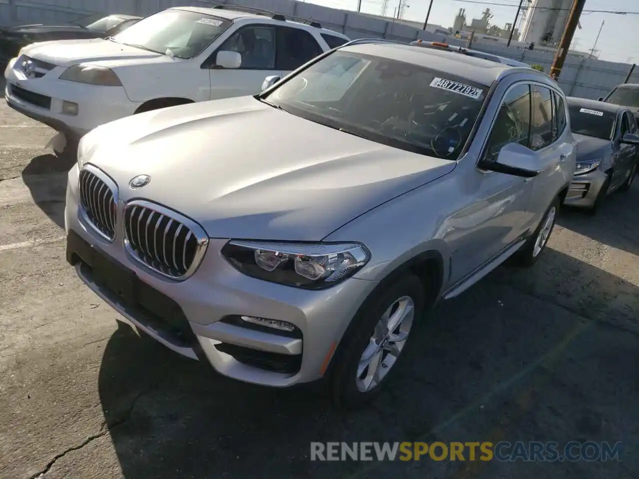 2 Photograph of a damaged car 5UXTR7C55KLF35637 BMW X3 2019