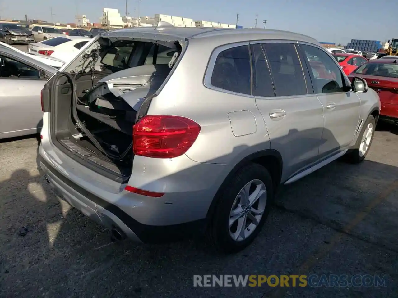 4 Photograph of a damaged car 5UXTR7C55KLF35637 BMW X3 2019