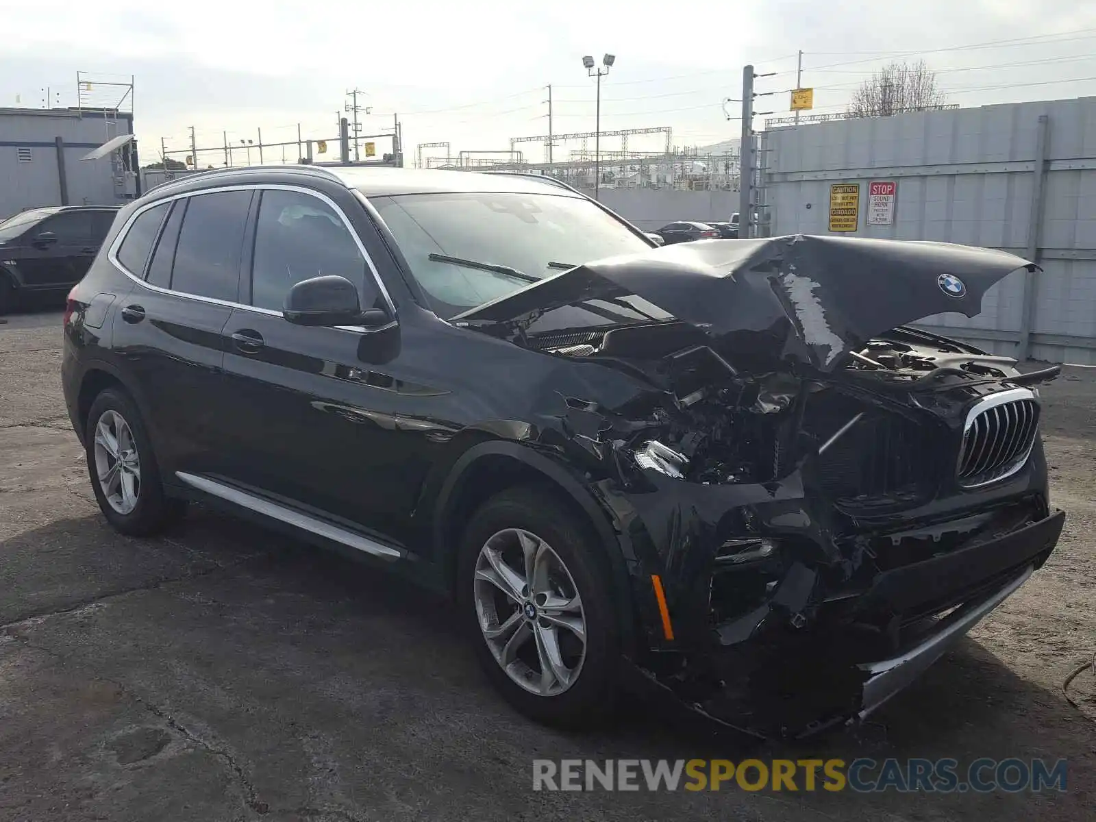 1 Photograph of a damaged car 5UXTR7C55KLR39535 BMW X3 2019