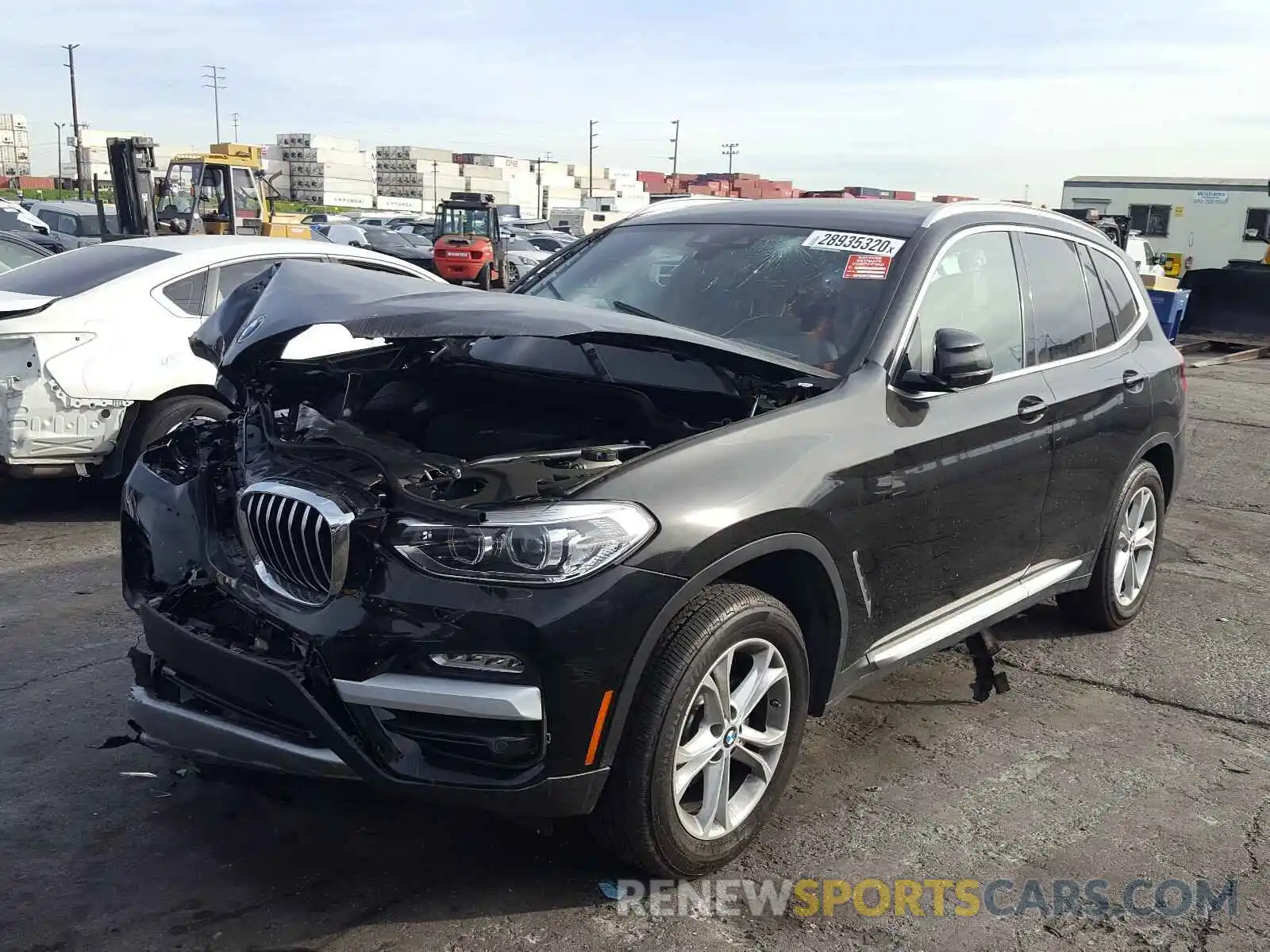 2 Photograph of a damaged car 5UXTR7C55KLR39535 BMW X3 2019