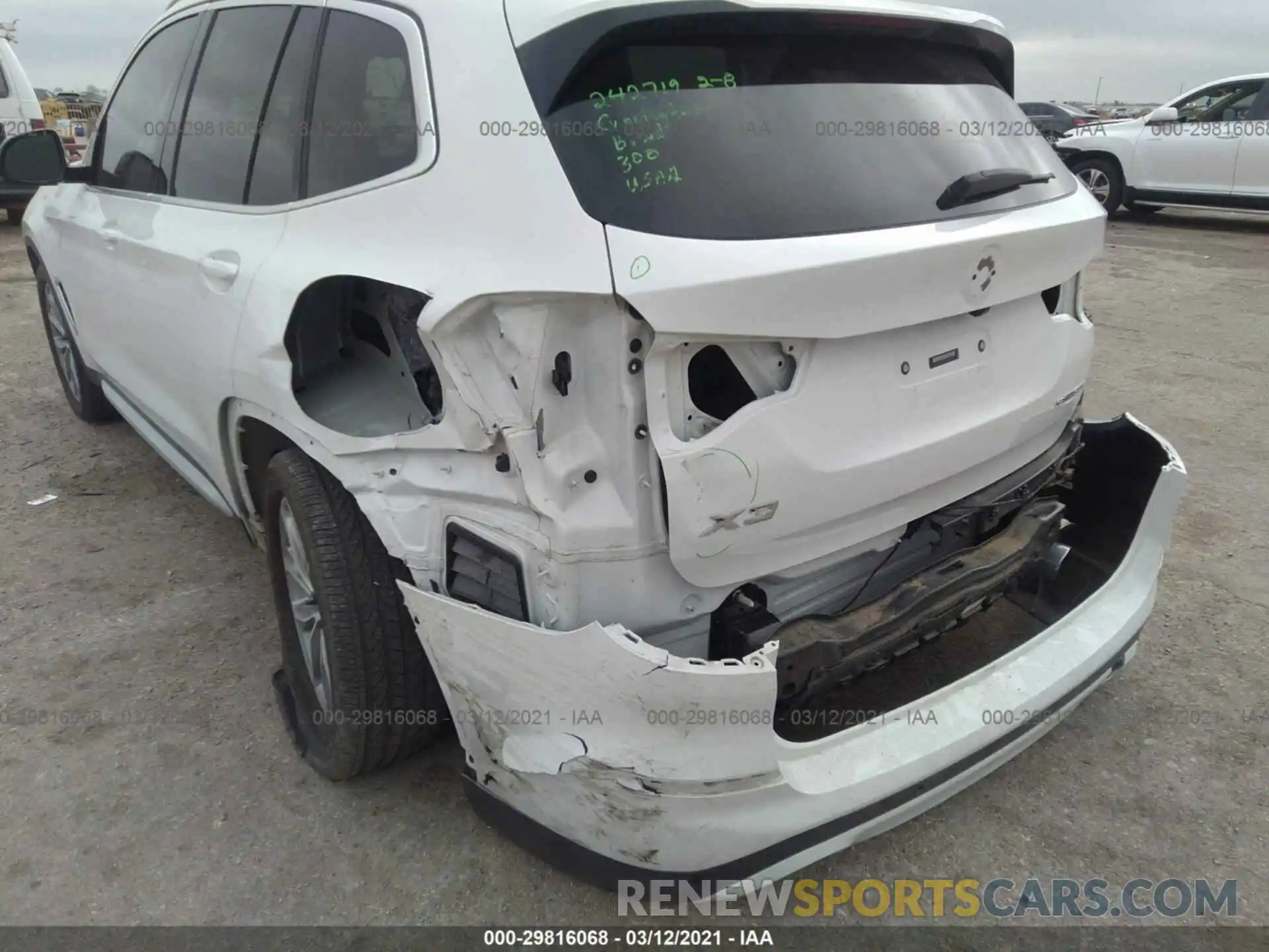 6 Фотография поврежденного автомобиля 5UXTR7C55KLR39549 BMW X3 2019