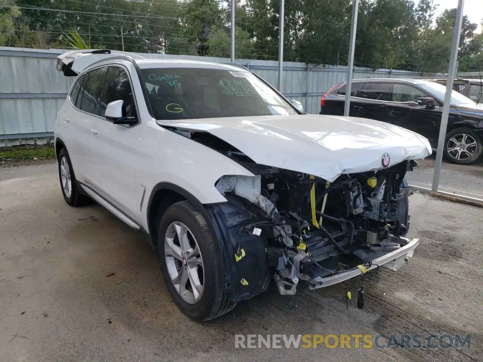 1 Photograph of a damaged car 5UXTR7C55KLR44072 BMW X3 2019