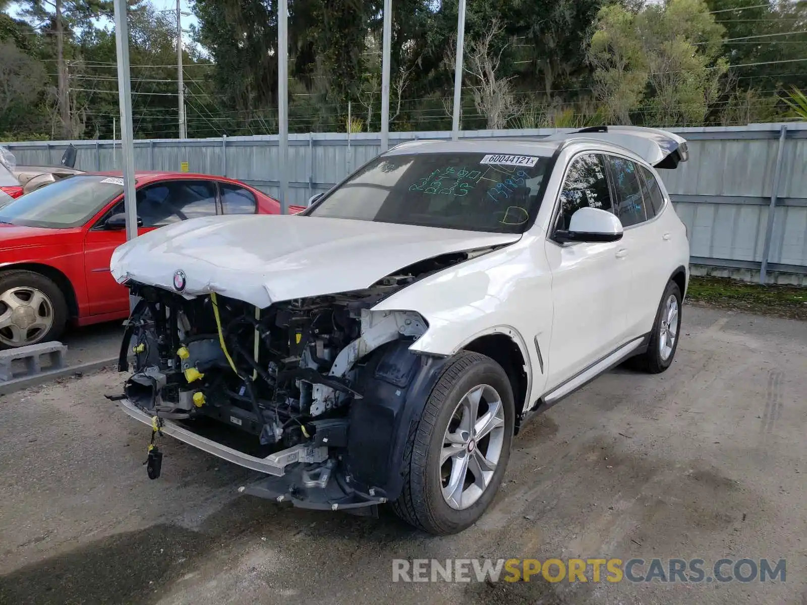 2 Photograph of a damaged car 5UXTR7C55KLR44072 BMW X3 2019