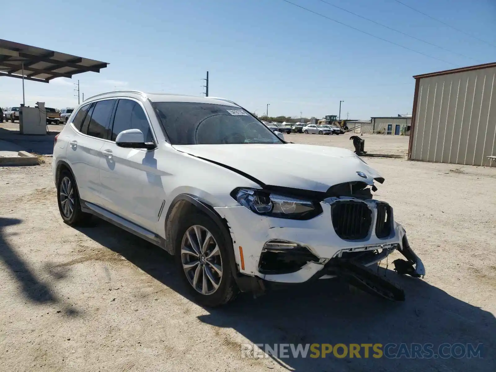 1 Photograph of a damaged car 5UXTR7C55KLR44945 BMW X3 2019