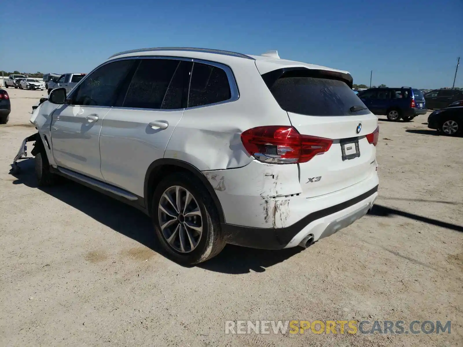 3 Photograph of a damaged car 5UXTR7C55KLR44945 BMW X3 2019