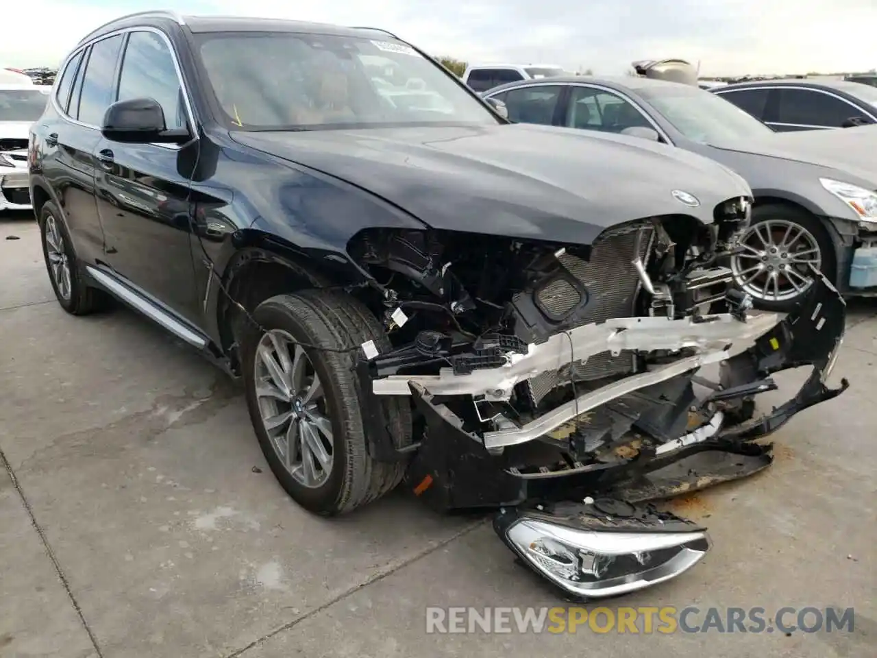 1 Photograph of a damaged car 5UXTR7C55KLR45156 BMW X3 2019