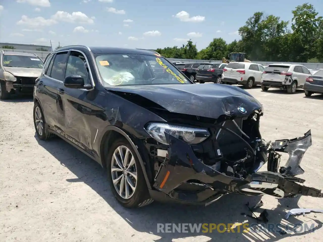 1 Photograph of a damaged car 5UXTR7C55KLR45173 BMW X3 2019