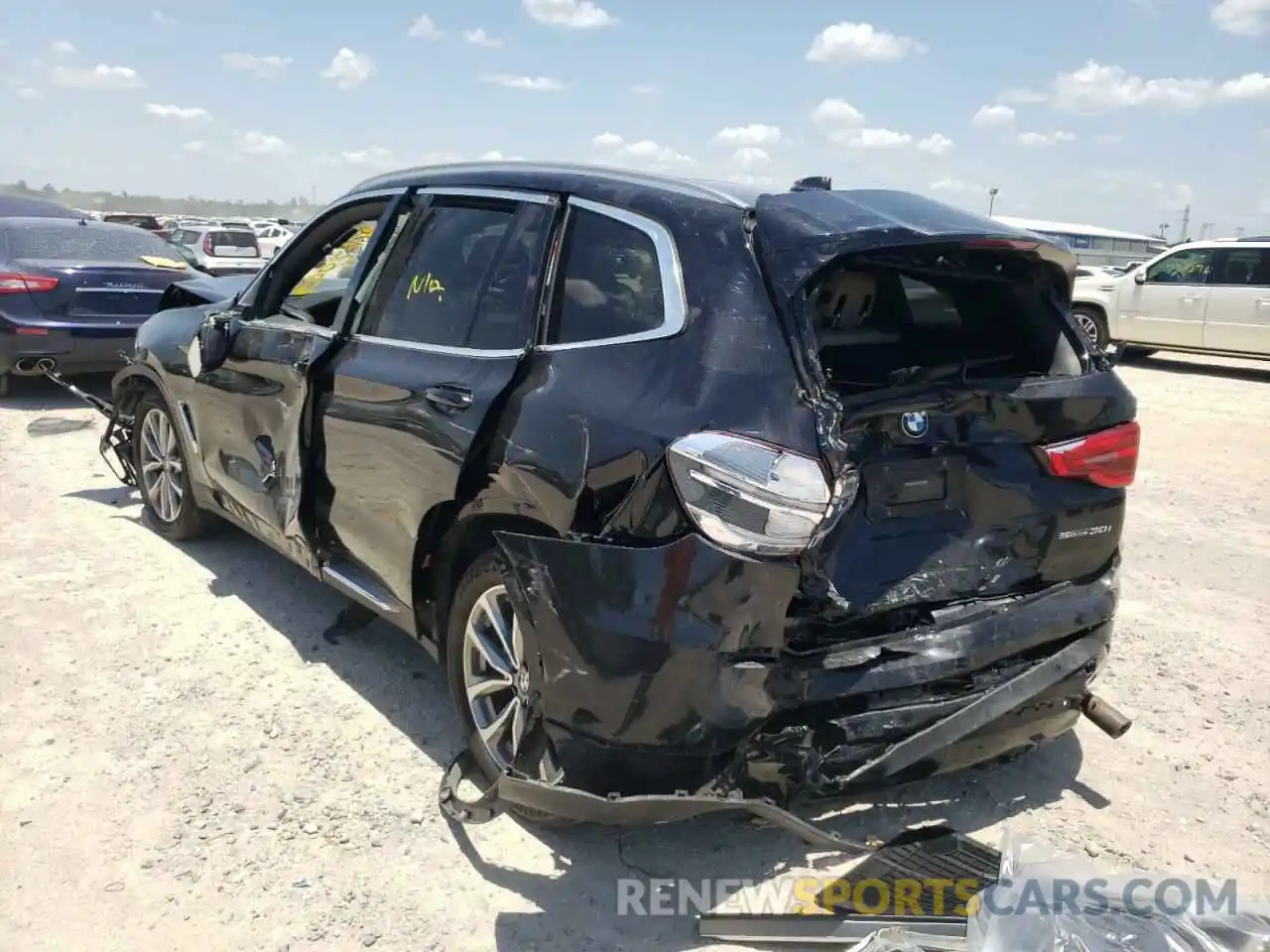 3 Photograph of a damaged car 5UXTR7C55KLR45173 BMW X3 2019