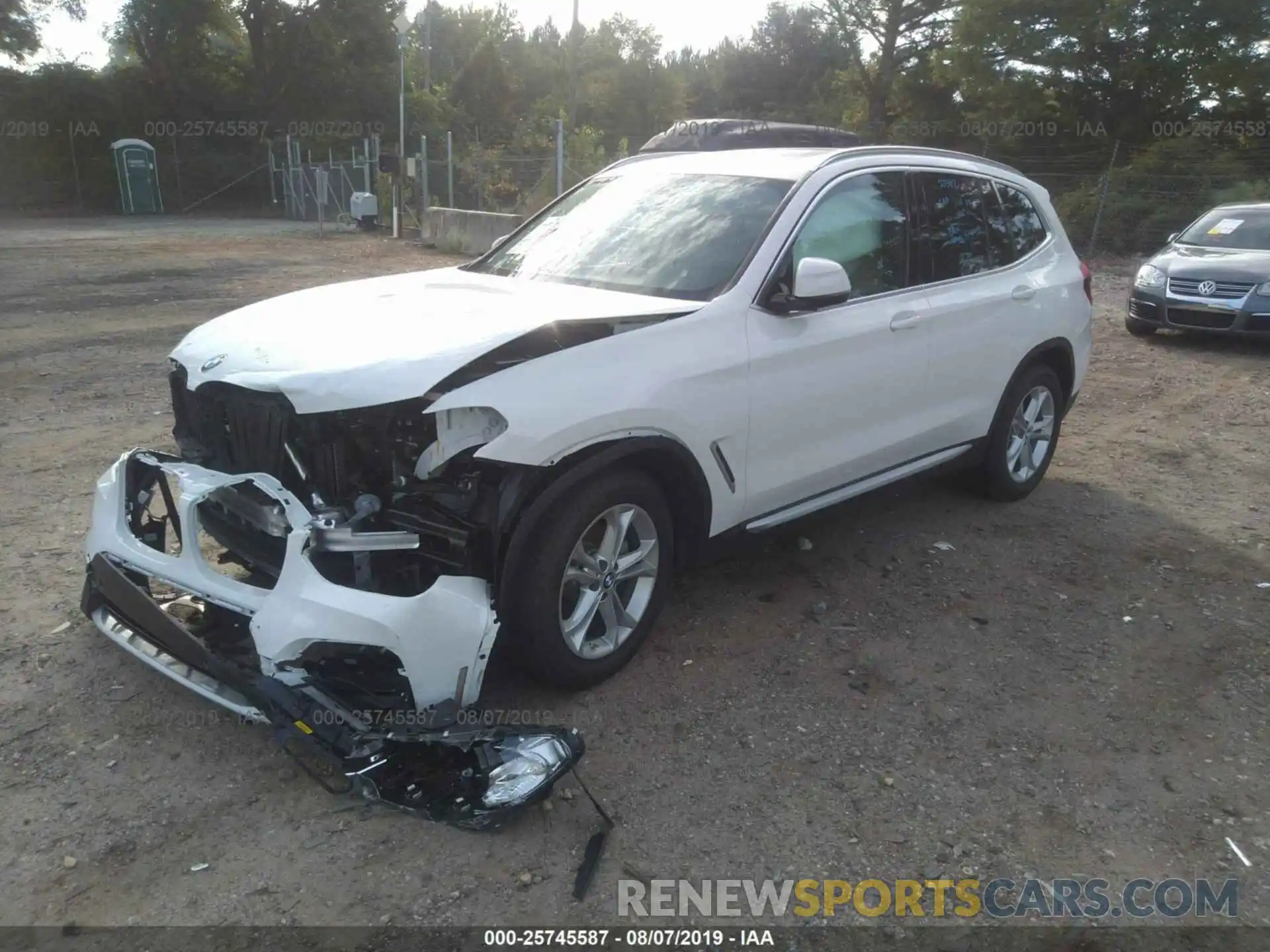 2 Photograph of a damaged car 5UXTR7C55KLR46730 BMW X3 2019