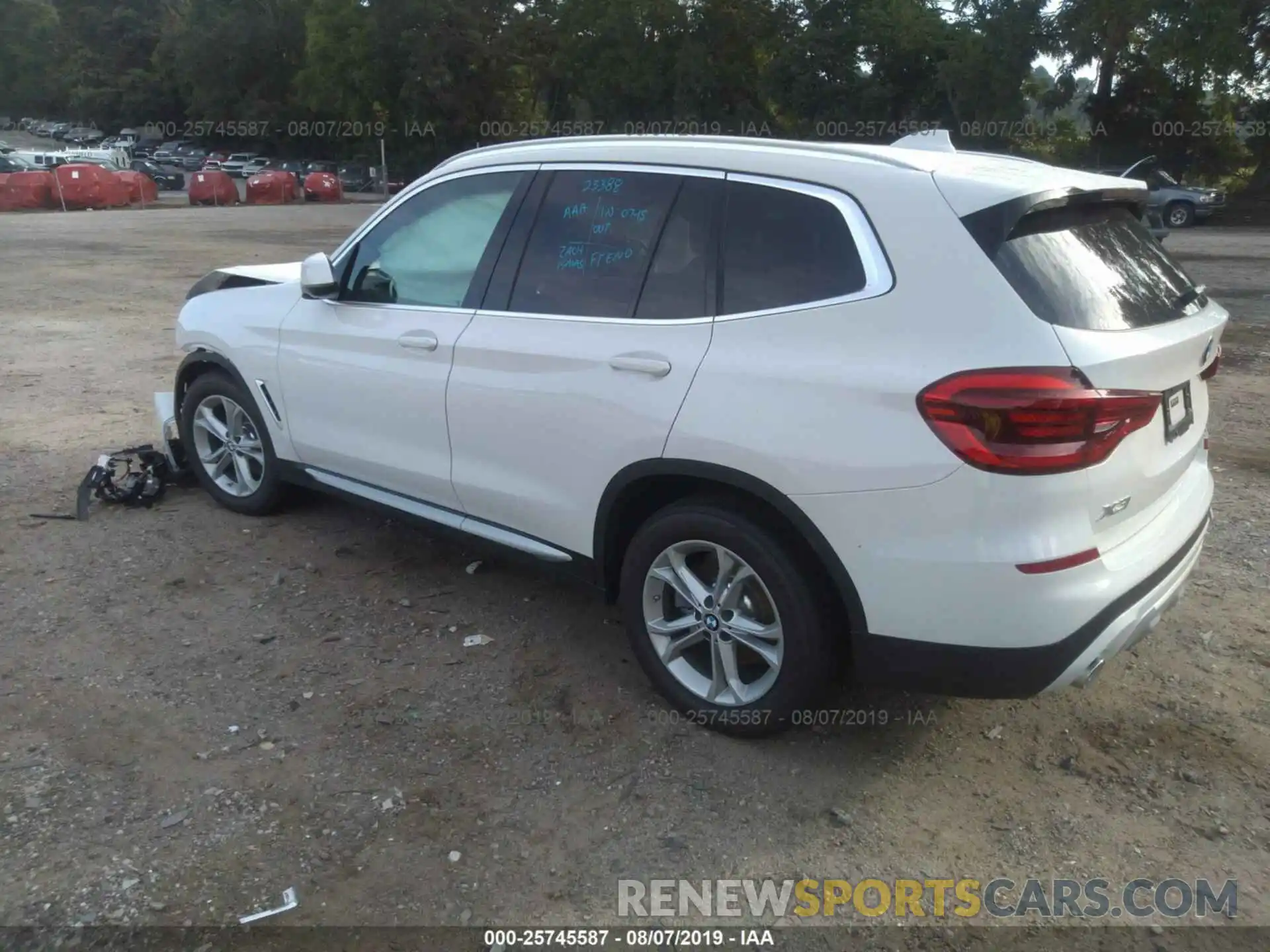 3 Photograph of a damaged car 5UXTR7C55KLR46730 BMW X3 2019