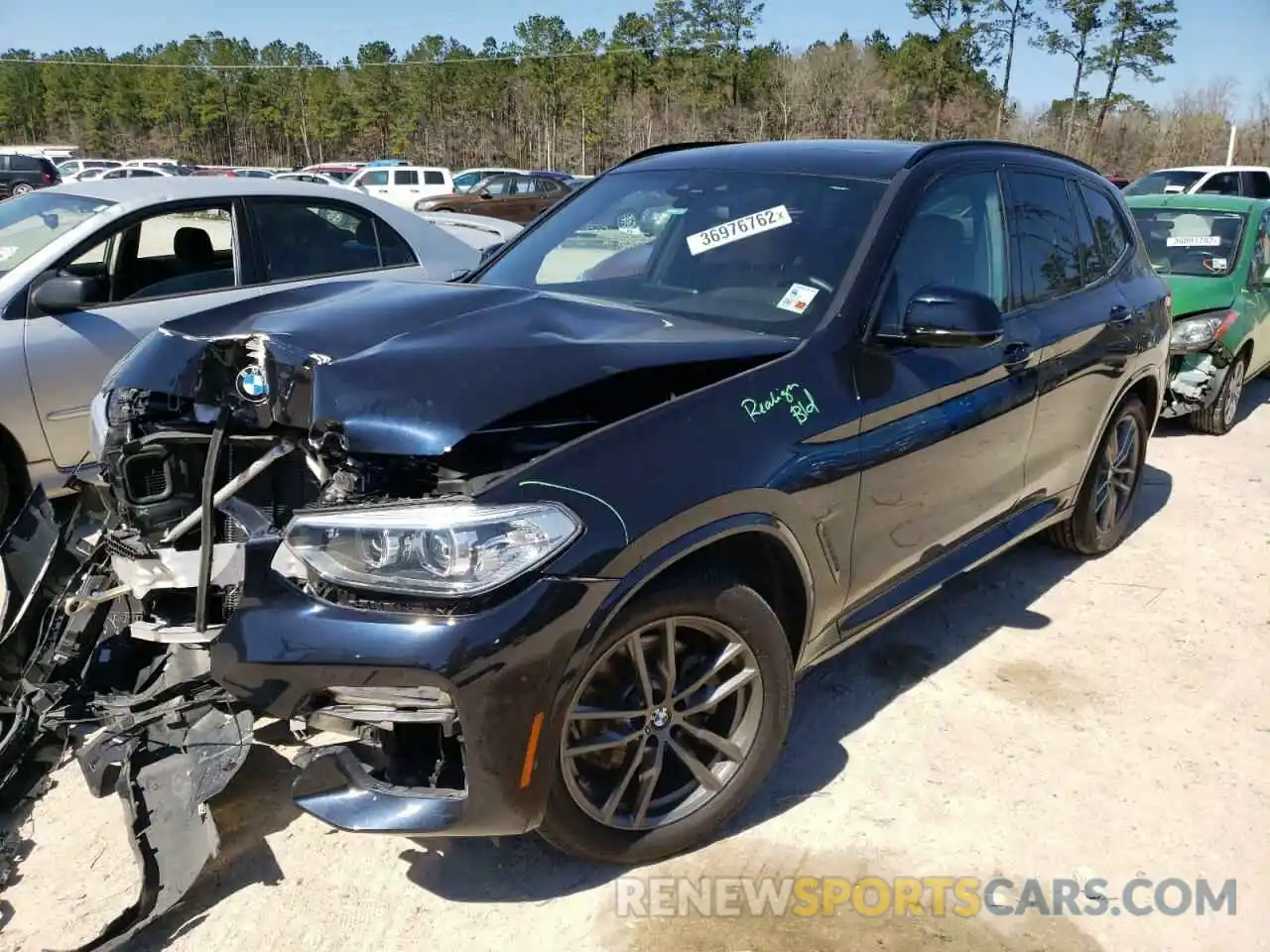 2 Photograph of a damaged car 5UXTR7C55KLR46808 BMW X3 2019