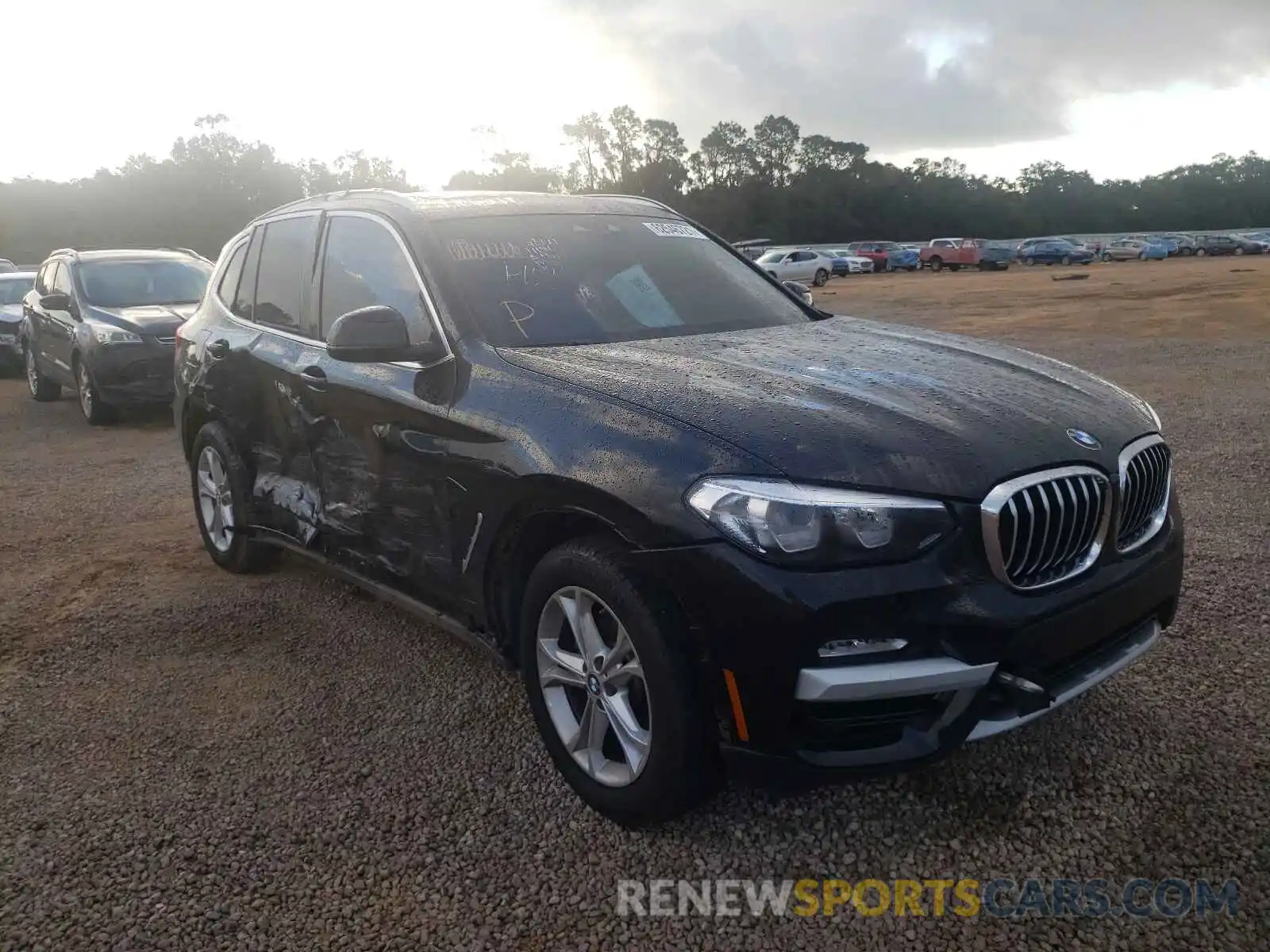 1 Photograph of a damaged car 5UXTR7C55KLR47330 BMW X3 2019