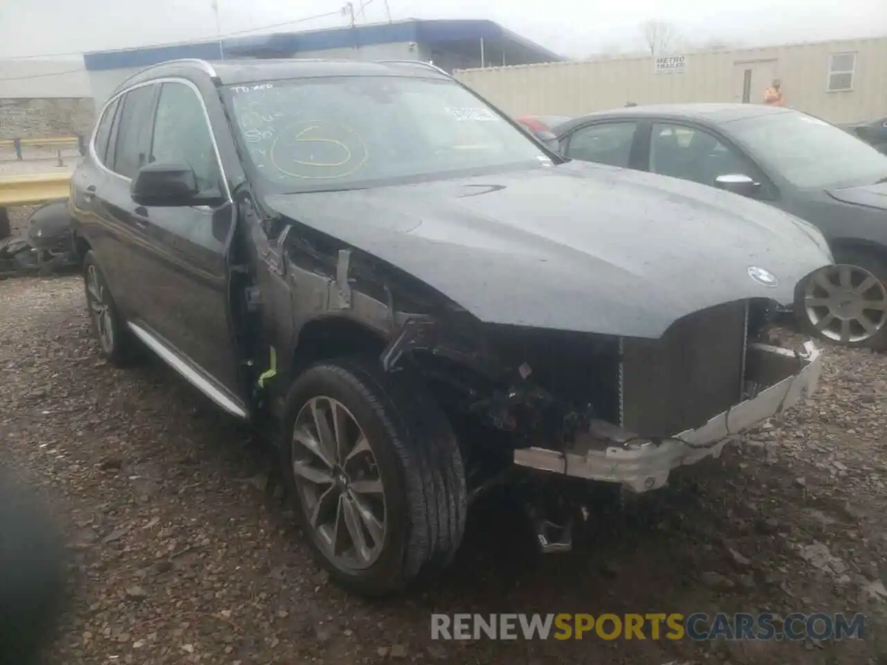 1 Photograph of a damaged car 5UXTR7C55KLR47988 BMW X3 2019