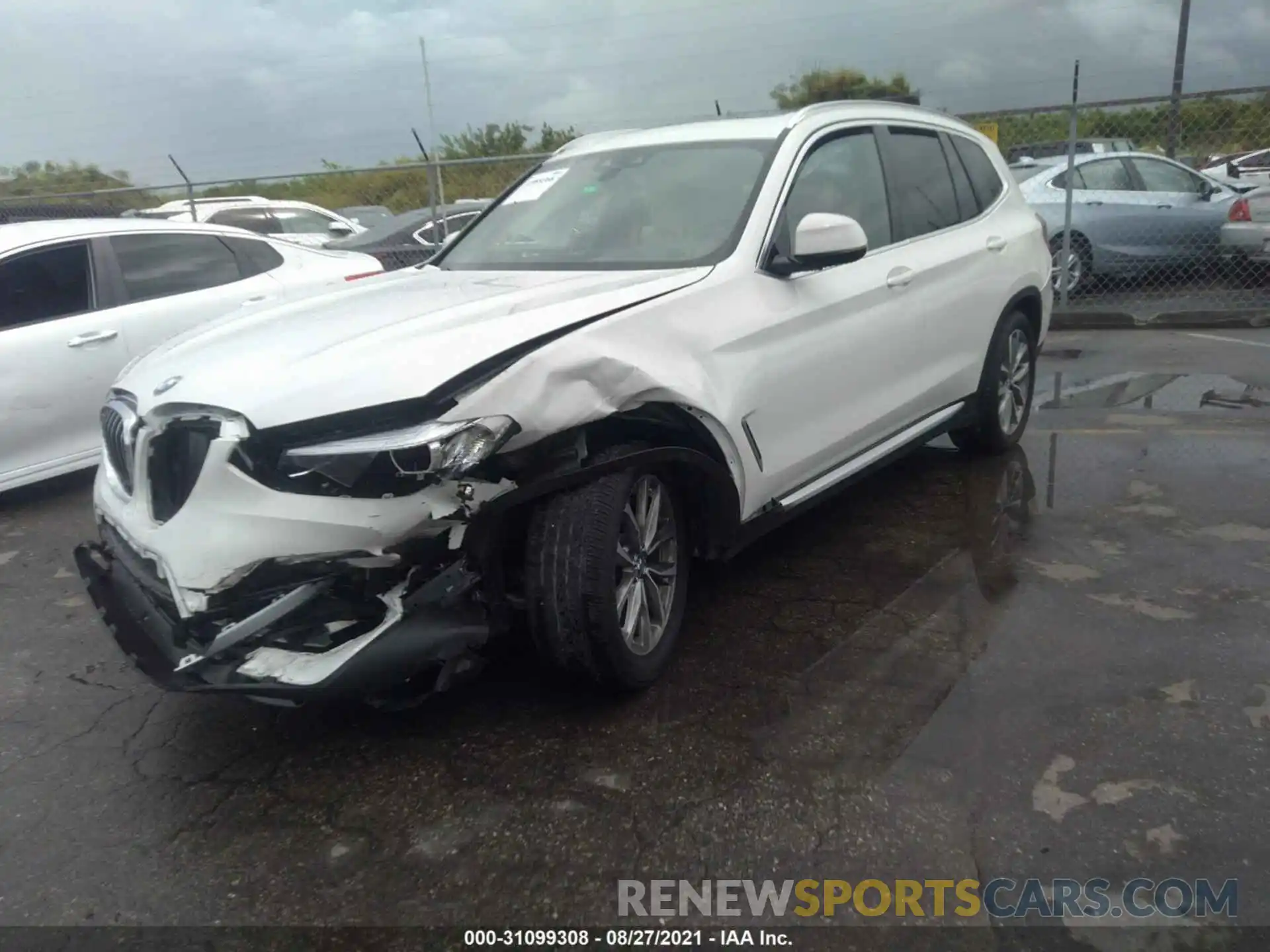 2 Photograph of a damaged car 5UXTR7C55KLR50180 BMW X3 2019