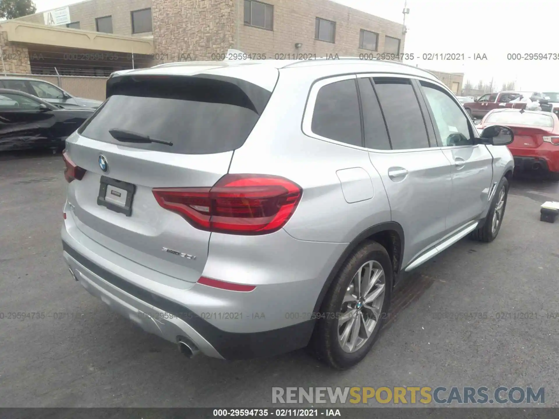 4 Photograph of a damaged car 5UXTR7C55KLR50504 BMW X3 2019