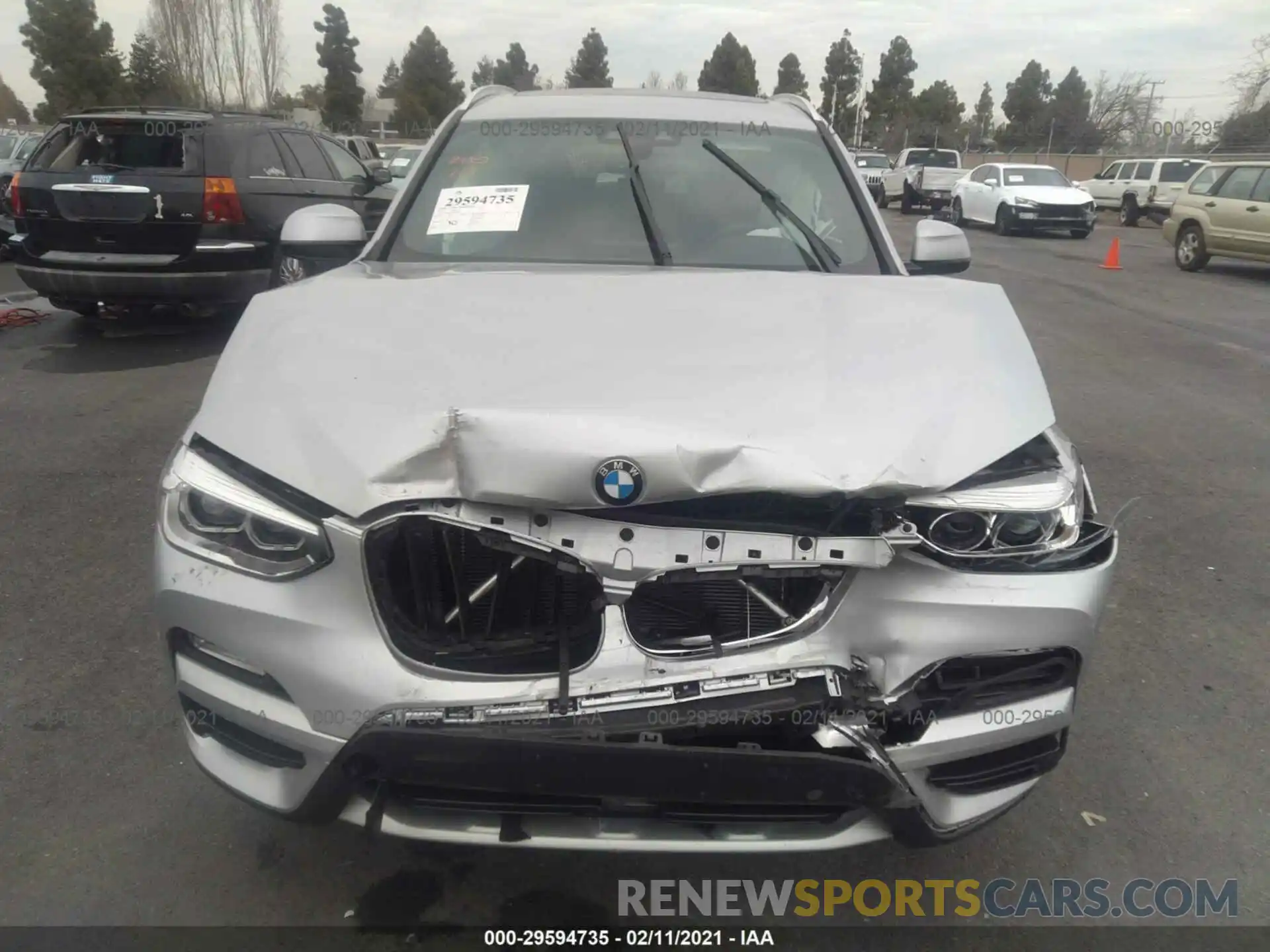 6 Photograph of a damaged car 5UXTR7C55KLR50504 BMW X3 2019