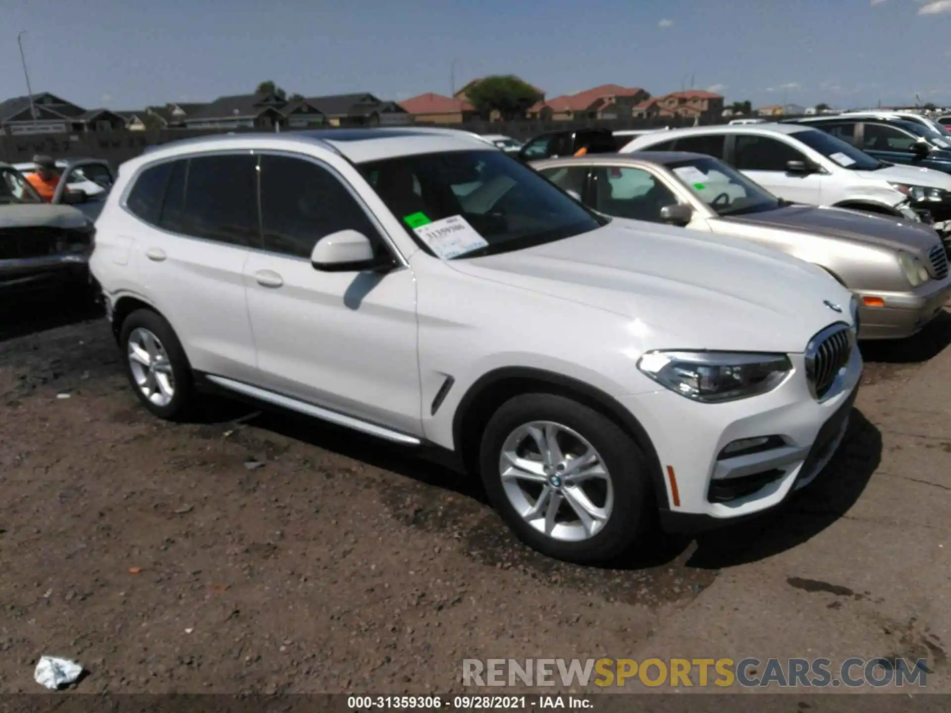 1 Photograph of a damaged car 5UXTR7C55KLR50549 BMW X3 2019