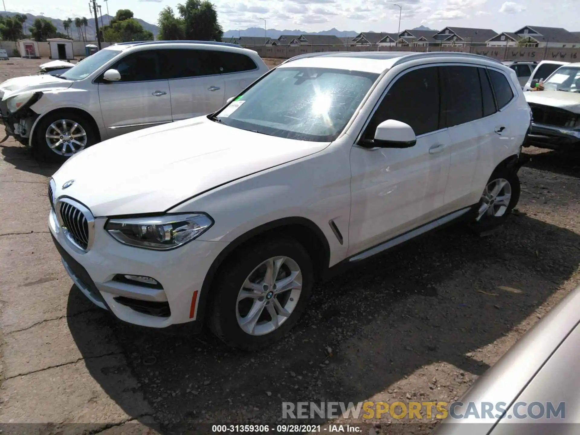 2 Photograph of a damaged car 5UXTR7C55KLR50549 BMW X3 2019