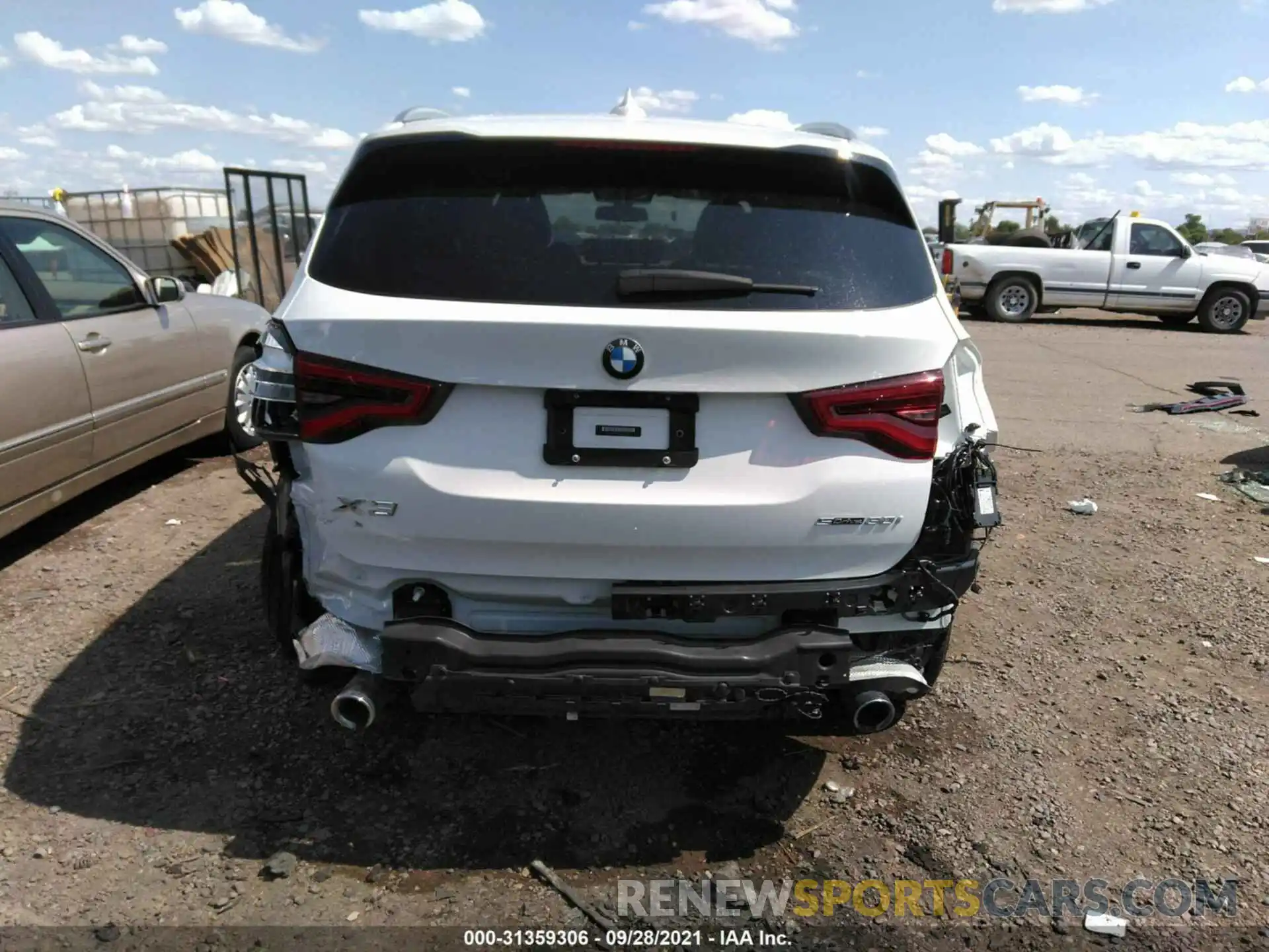 6 Photograph of a damaged car 5UXTR7C55KLR50549 BMW X3 2019