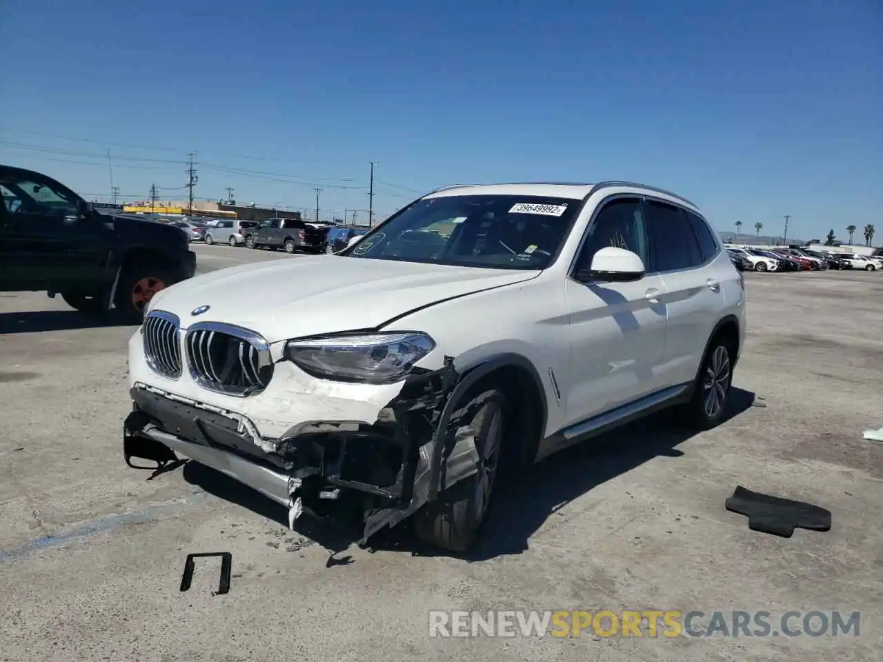 2 Photograph of a damaged car 5UXTR7C55KLR51166 BMW X3 2019