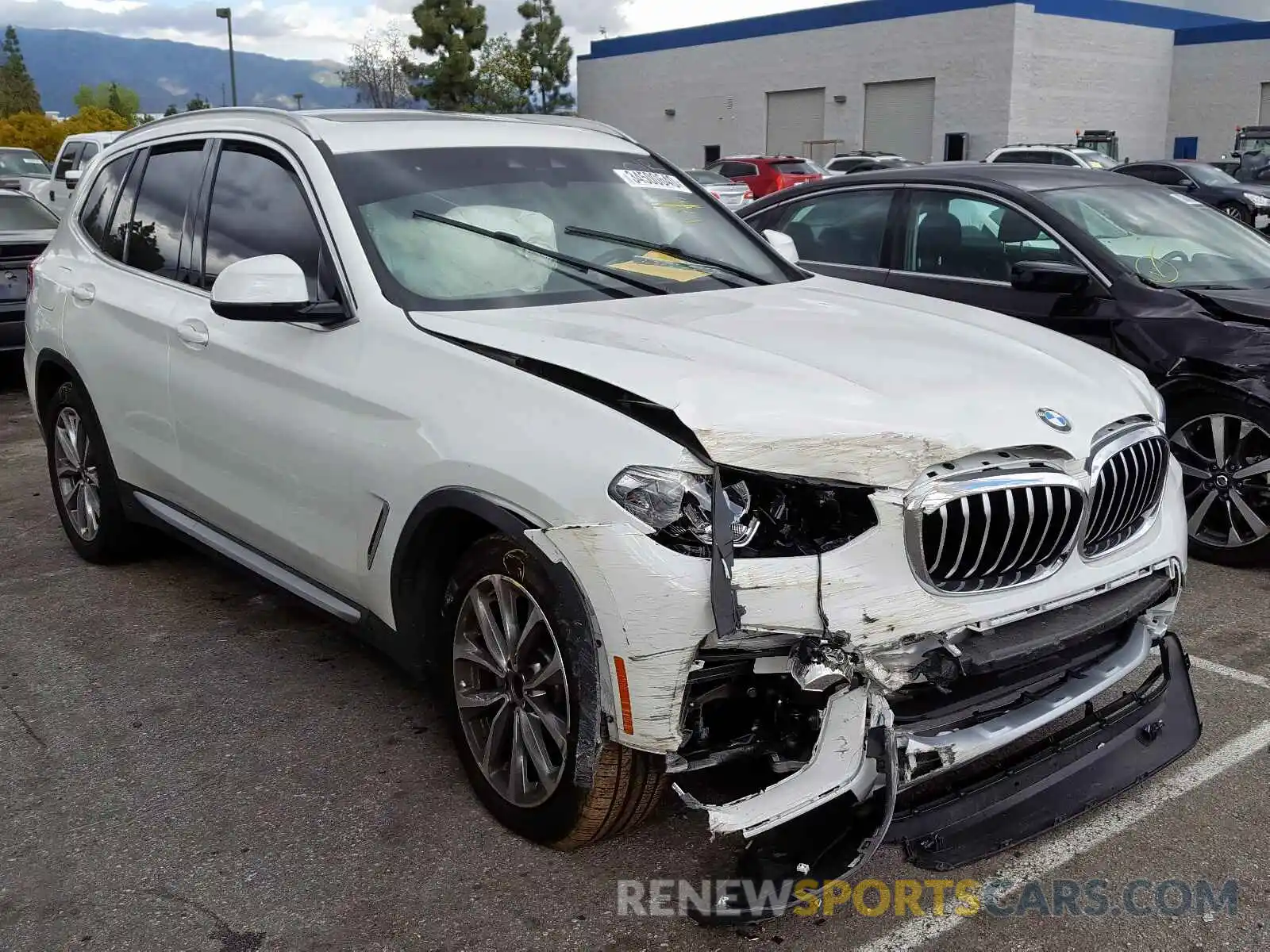 1 Photograph of a damaged car 5UXTR7C55KLR51295 BMW X3 2019