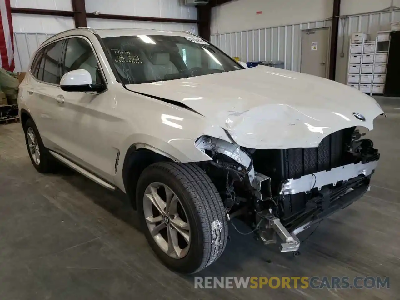 1 Photograph of a damaged car 5UXTR7C55KLR52835 BMW X3 2019