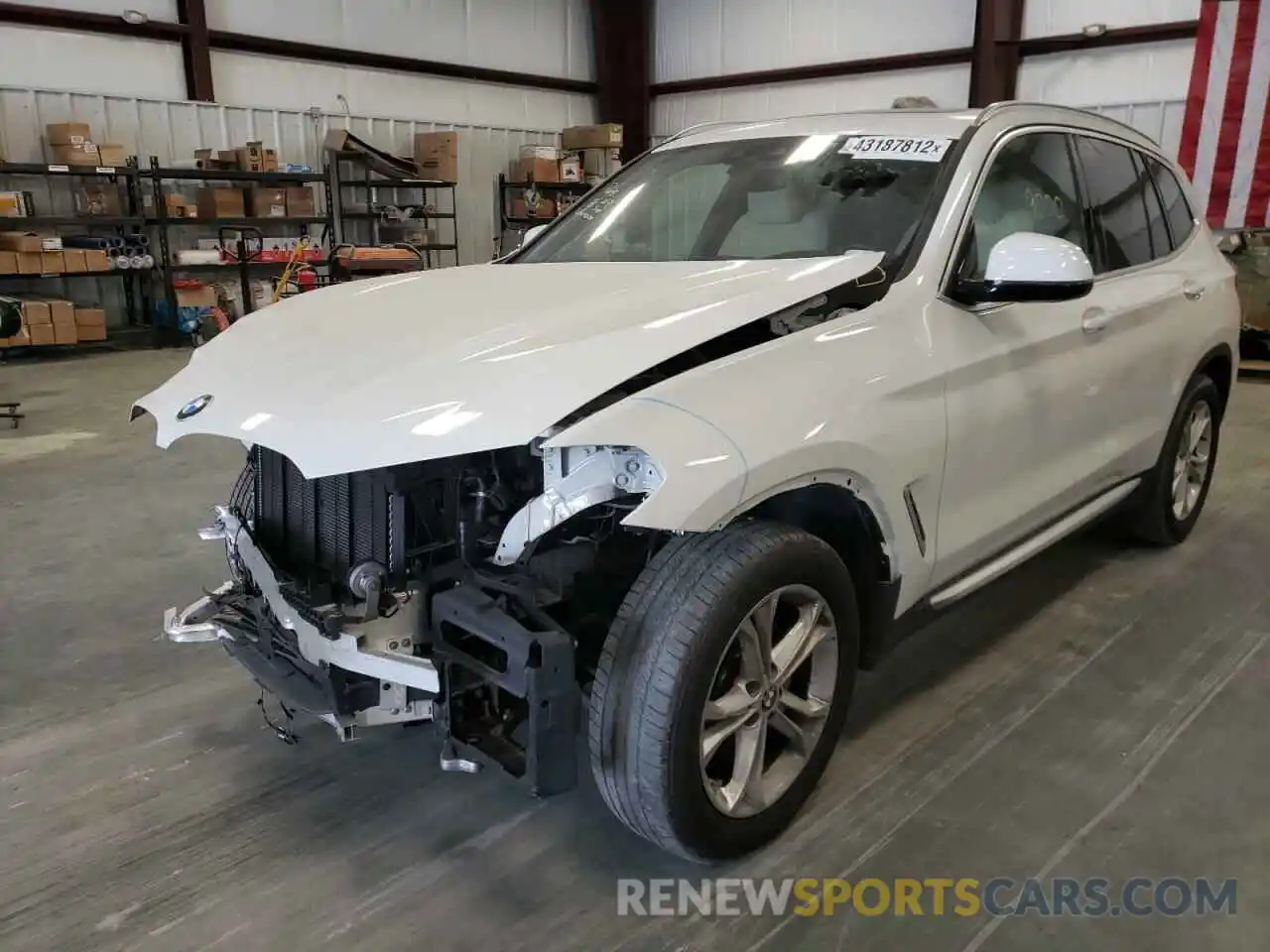 2 Photograph of a damaged car 5UXTR7C55KLR52835 BMW X3 2019