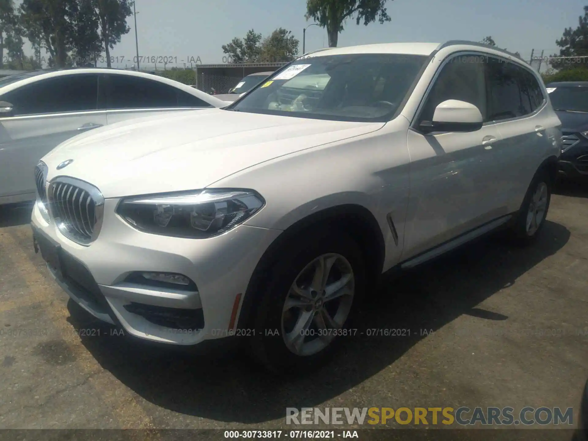 2 Photograph of a damaged car 5UXTR7C55KLR53631 BMW X3 2019