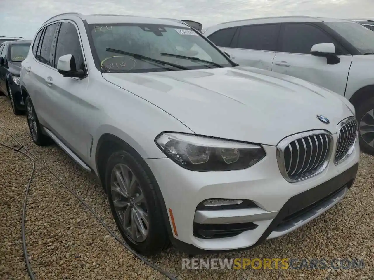 1 Photograph of a damaged car 5UXTR7C56KLE93737 BMW X3 2019