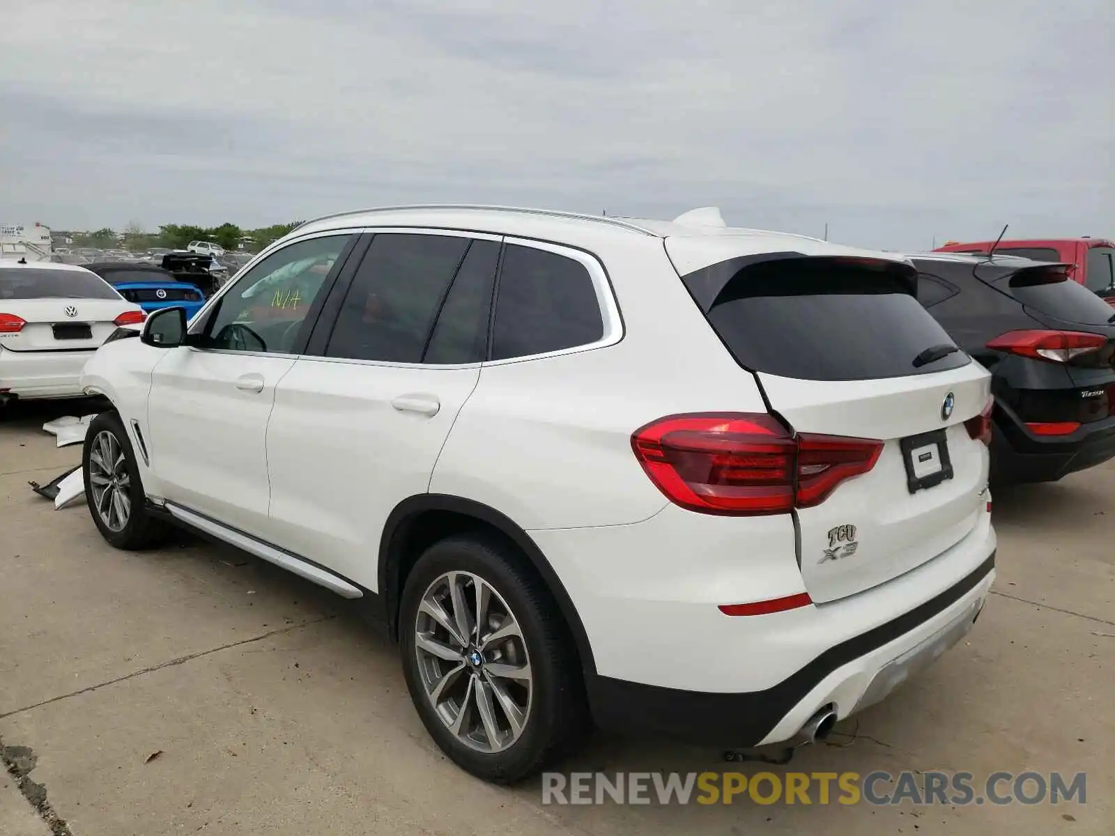 3 Фотография поврежденного автомобиля 5UXTR7C56KLE93964 BMW X3 2019