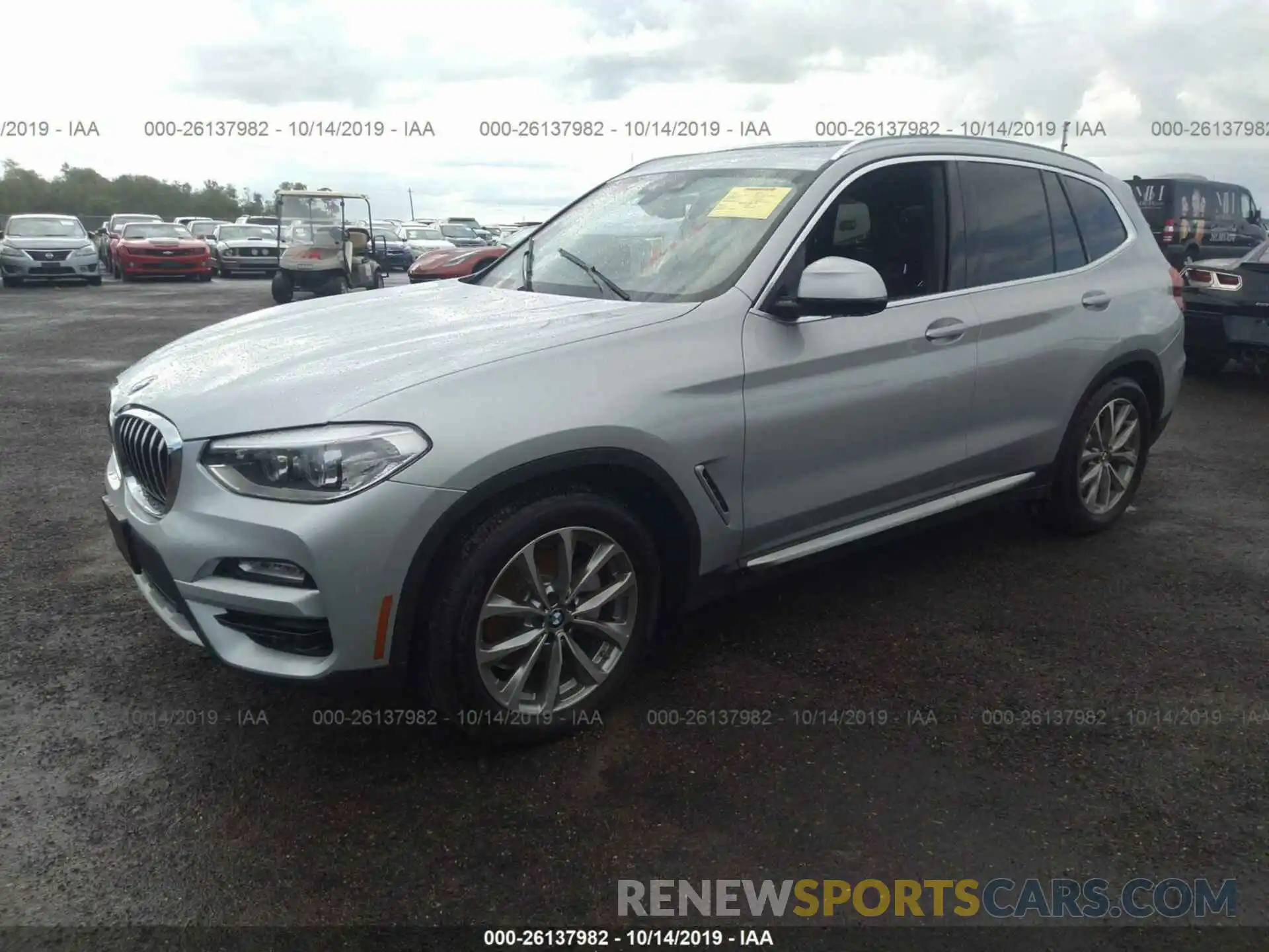 2 Photograph of a damaged car 5UXTR7C56KLE94077 BMW X3 2019