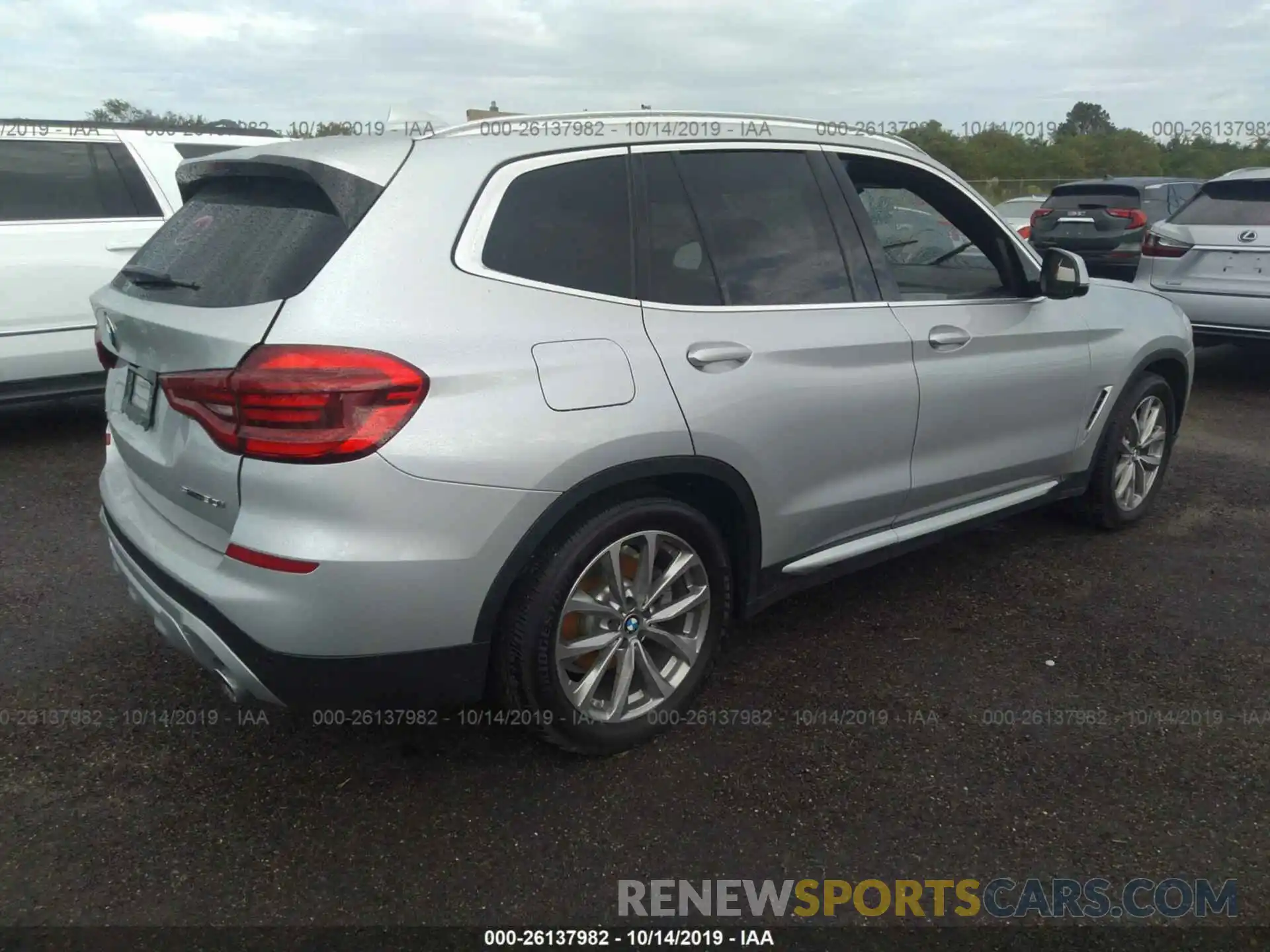 4 Фотография поврежденного автомобиля 5UXTR7C56KLE94077 BMW X3 2019