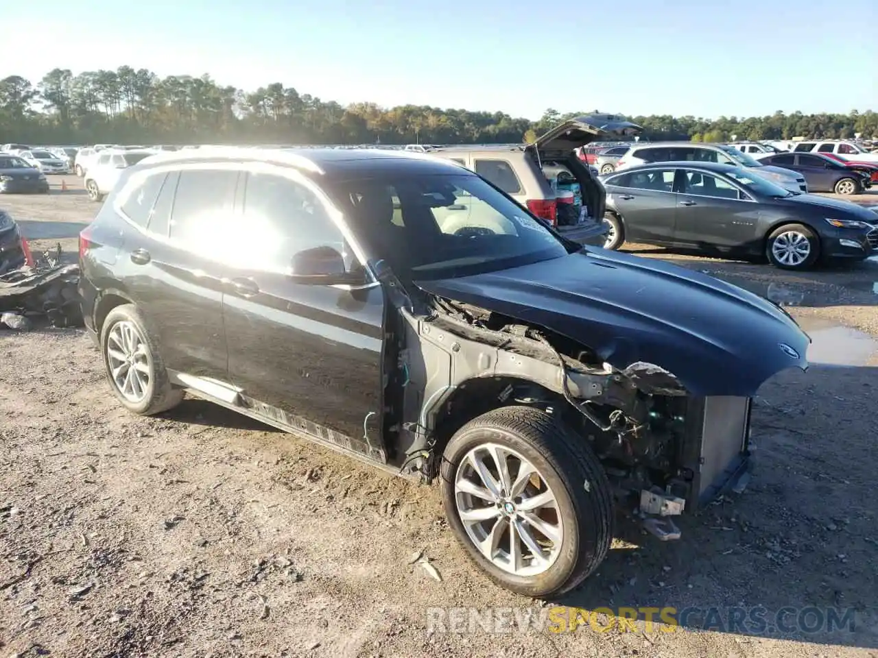 1 Photograph of a damaged car 5UXTR7C56KLE94273 BMW X3 2019