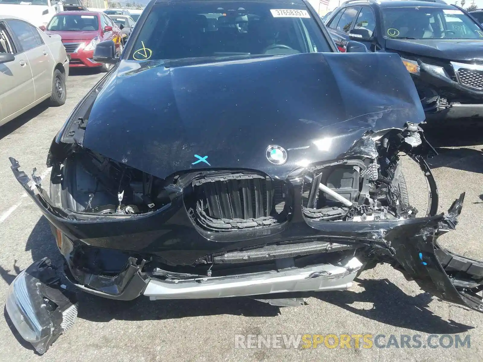 7 Фотография поврежденного автомобиля 5UXTR7C56KLE98517 BMW X3 2019