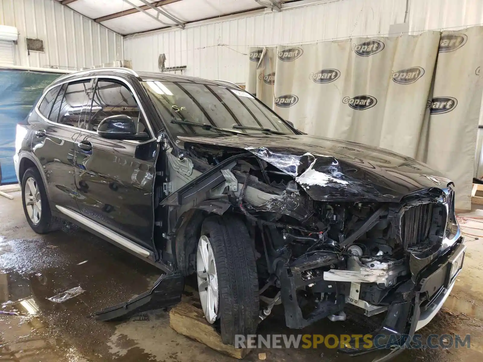 1 Photograph of a damaged car 5UXTR7C56KLF24744 BMW X3 2019