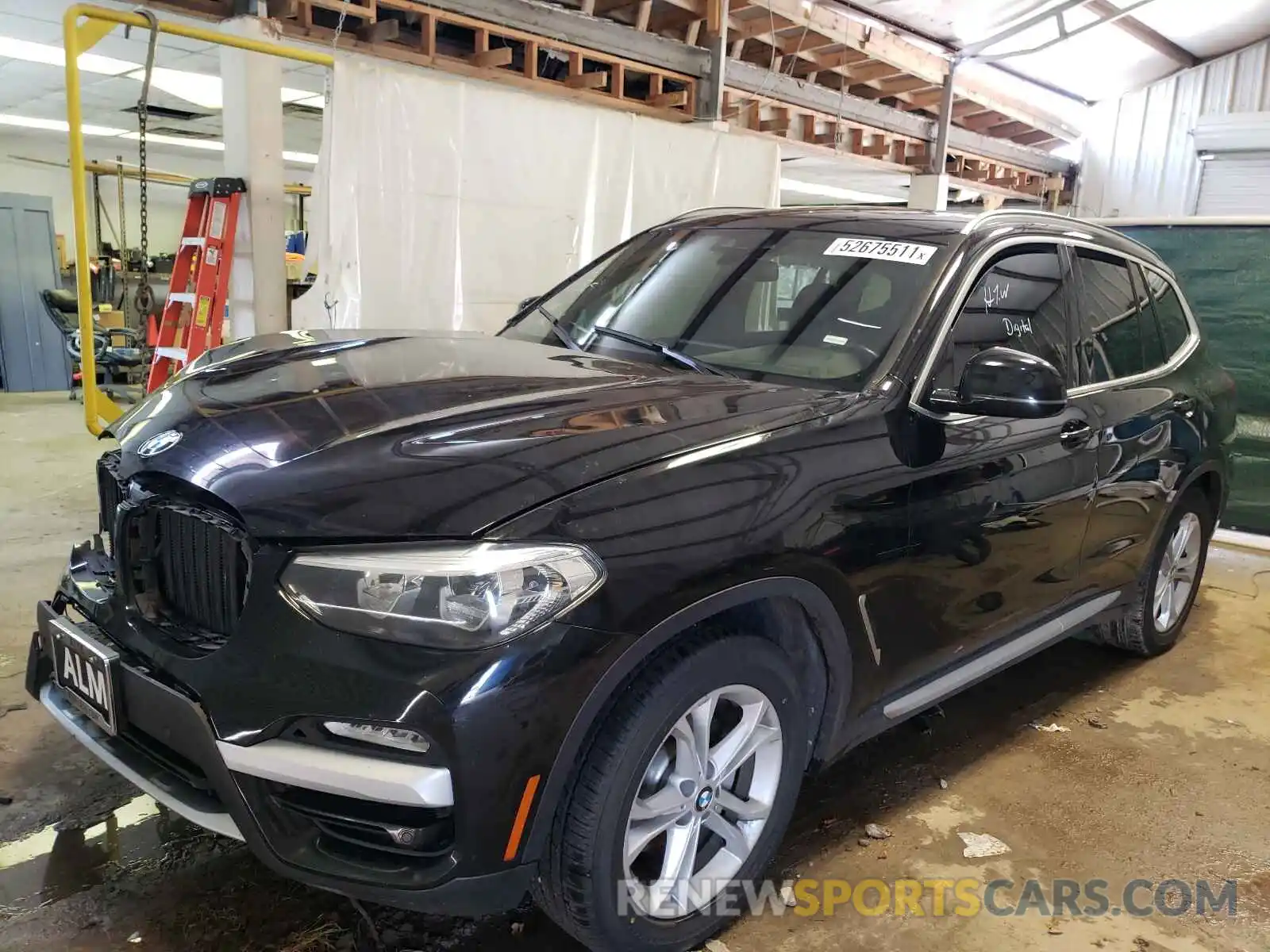 2 Photograph of a damaged car 5UXTR7C56KLF24744 BMW X3 2019