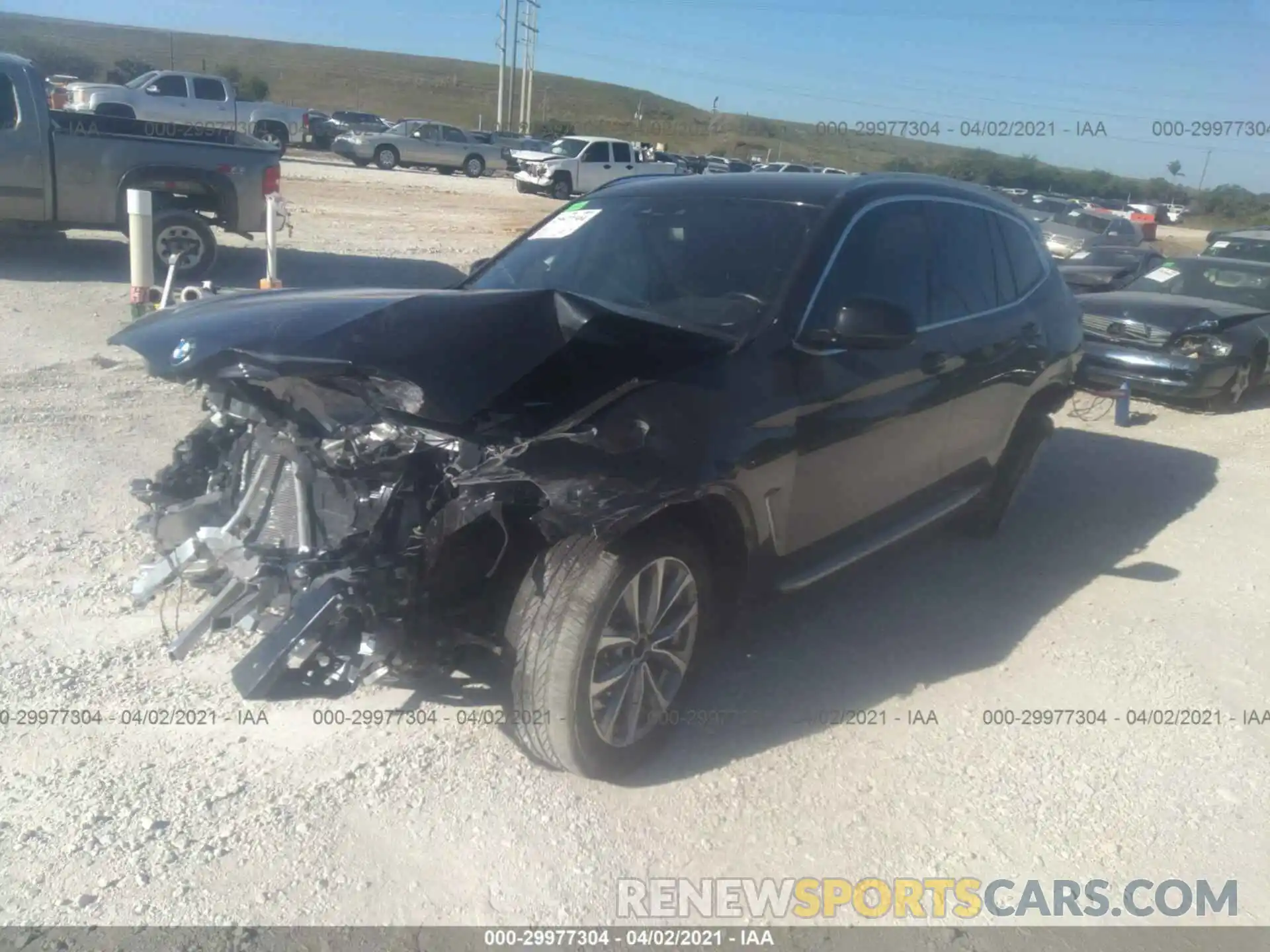 2 Фотография поврежденного автомобиля 5UXTR7C56KLF26364 BMW X3 2019