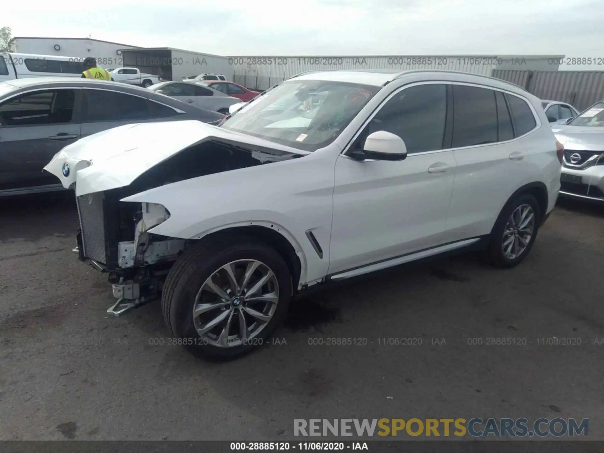 2 Photograph of a damaged car 5UXTR7C56KLF26493 BMW X3 2019