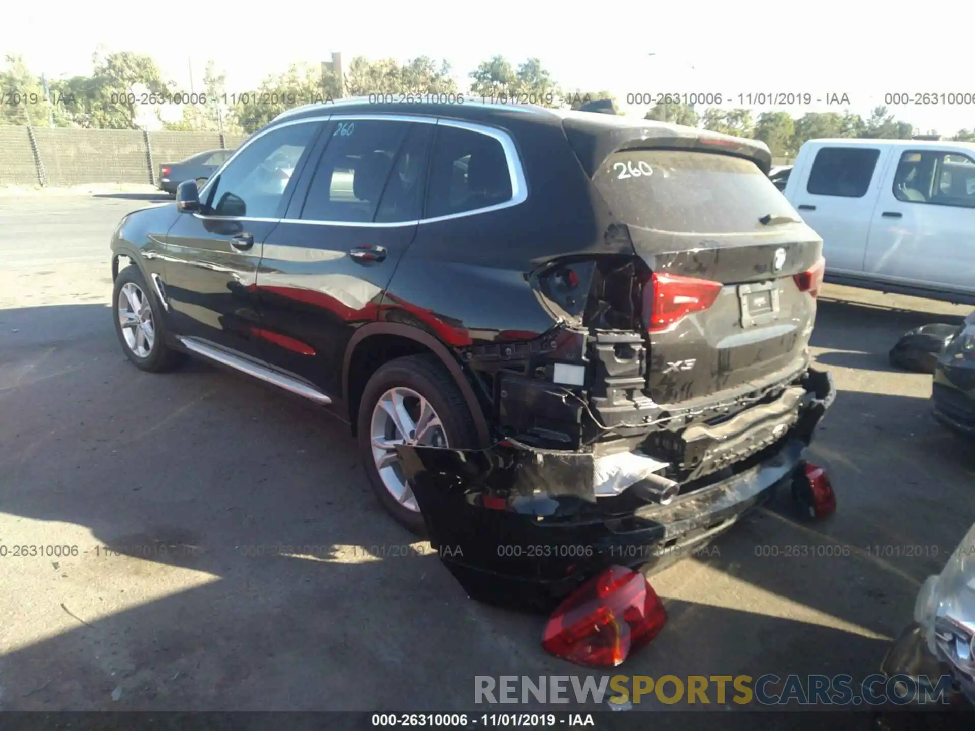 3 Photograph of a damaged car 5UXTR7C56KLF27644 BMW X3 2019